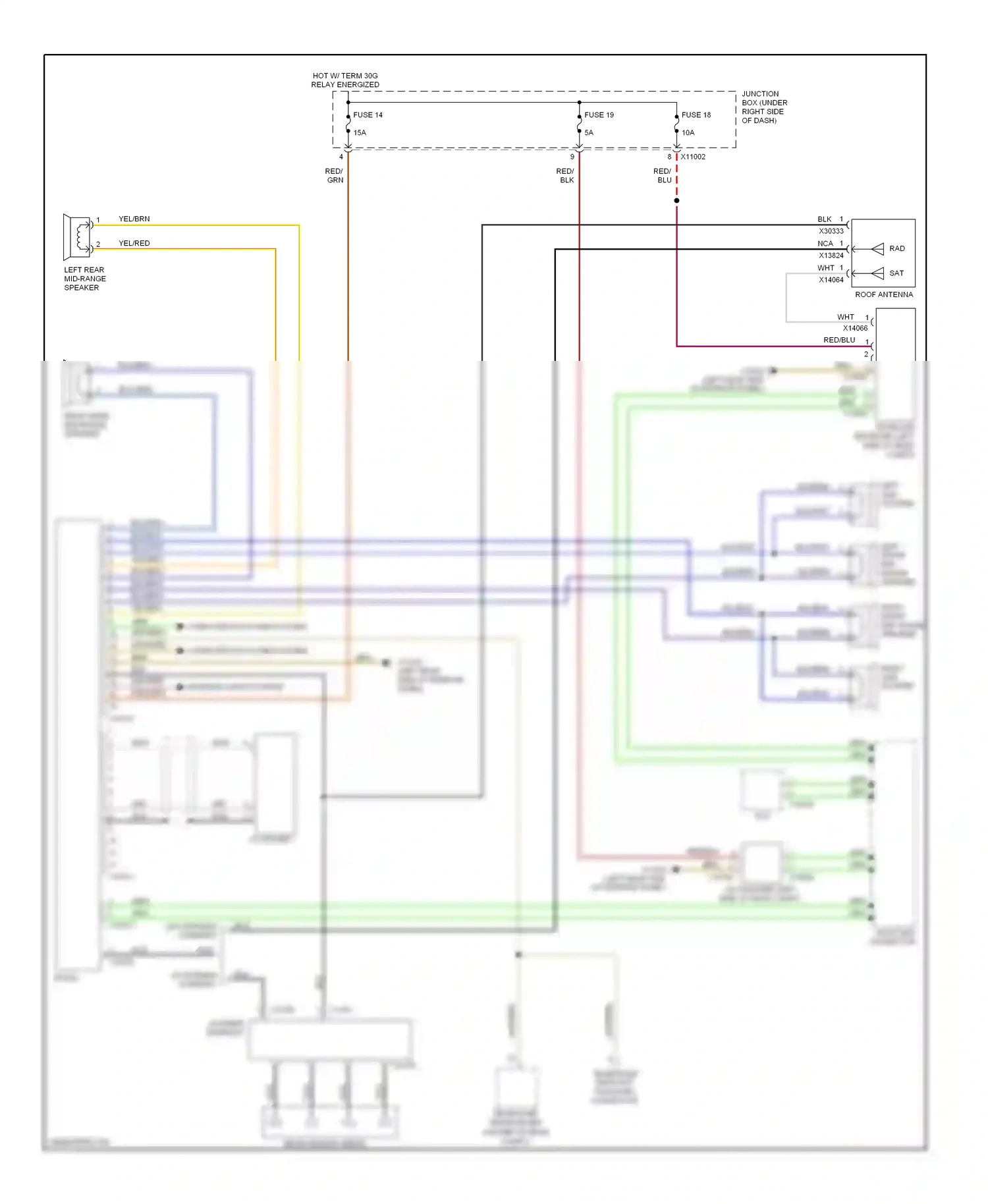 BMW 1 series E81/E82/E87/E88 facelift (2007-2011) blu/blk wiring diagram  (42 of 58)