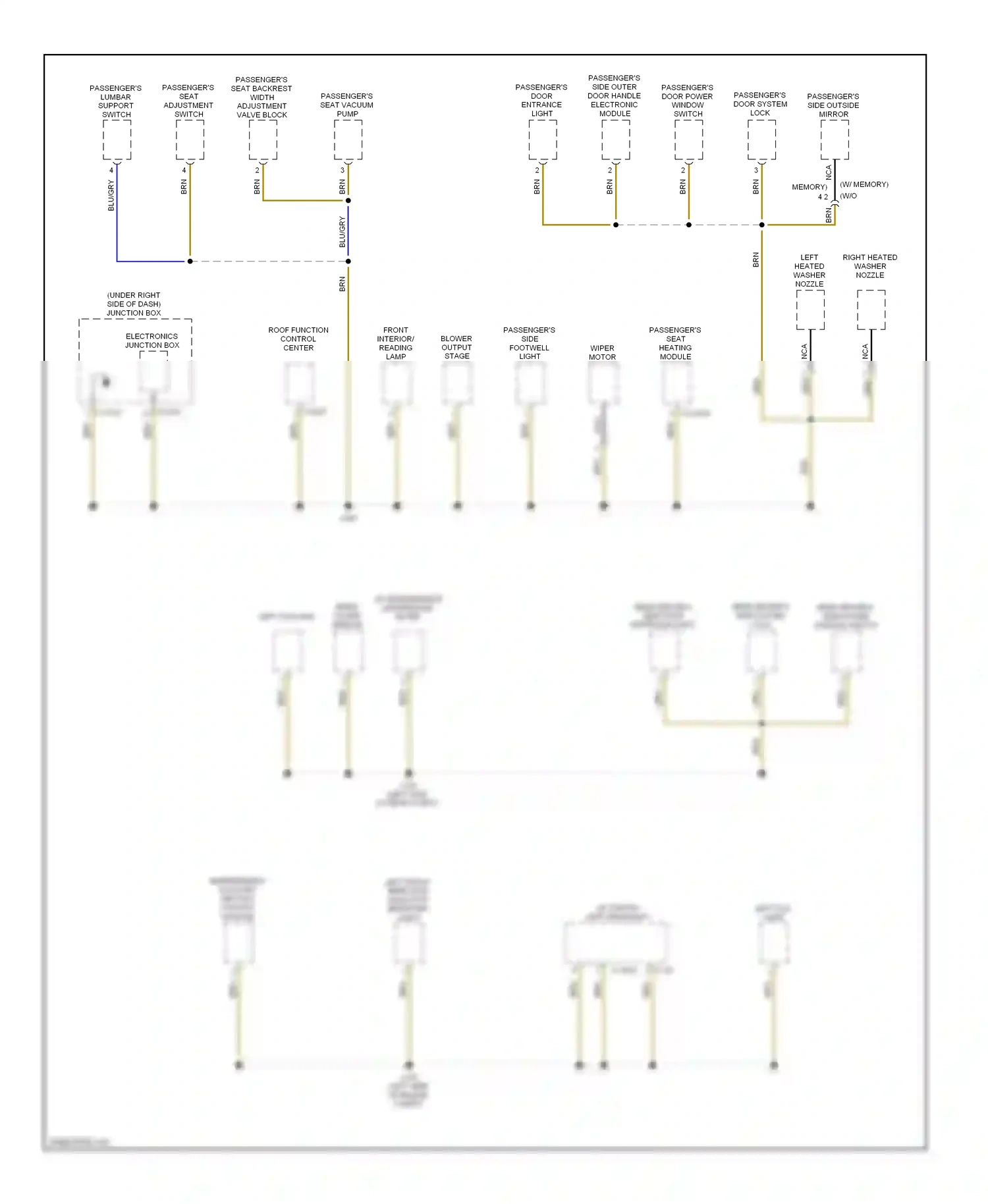 BMW 1 series E81/E82/E87/E88 facelift (2007-2011) brn wiring diagram  (25 of 128)