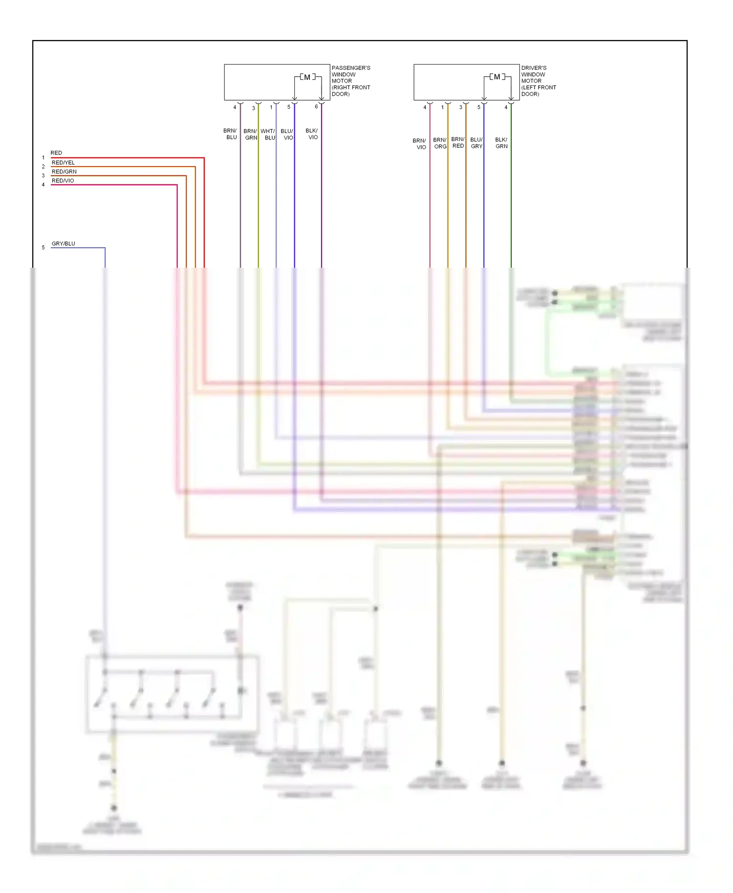 Wiring diagram brn/blu for BMW 1 series E81/E82/E87/E88 facelift (2007-2011) (13 of 16)