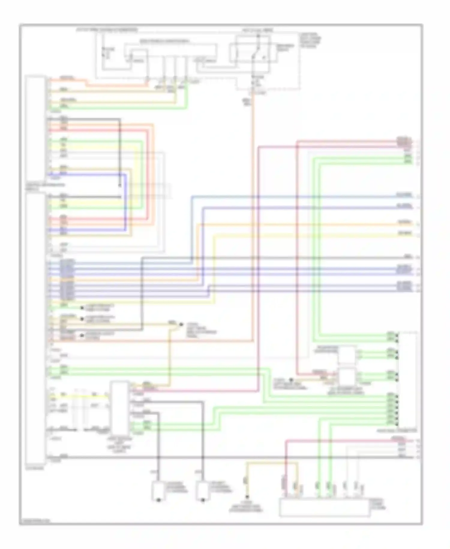 Wiring diagram central information display for BMW 1 series E81/E82/E87/E88 facelift (2007-2011) (11 of 23)