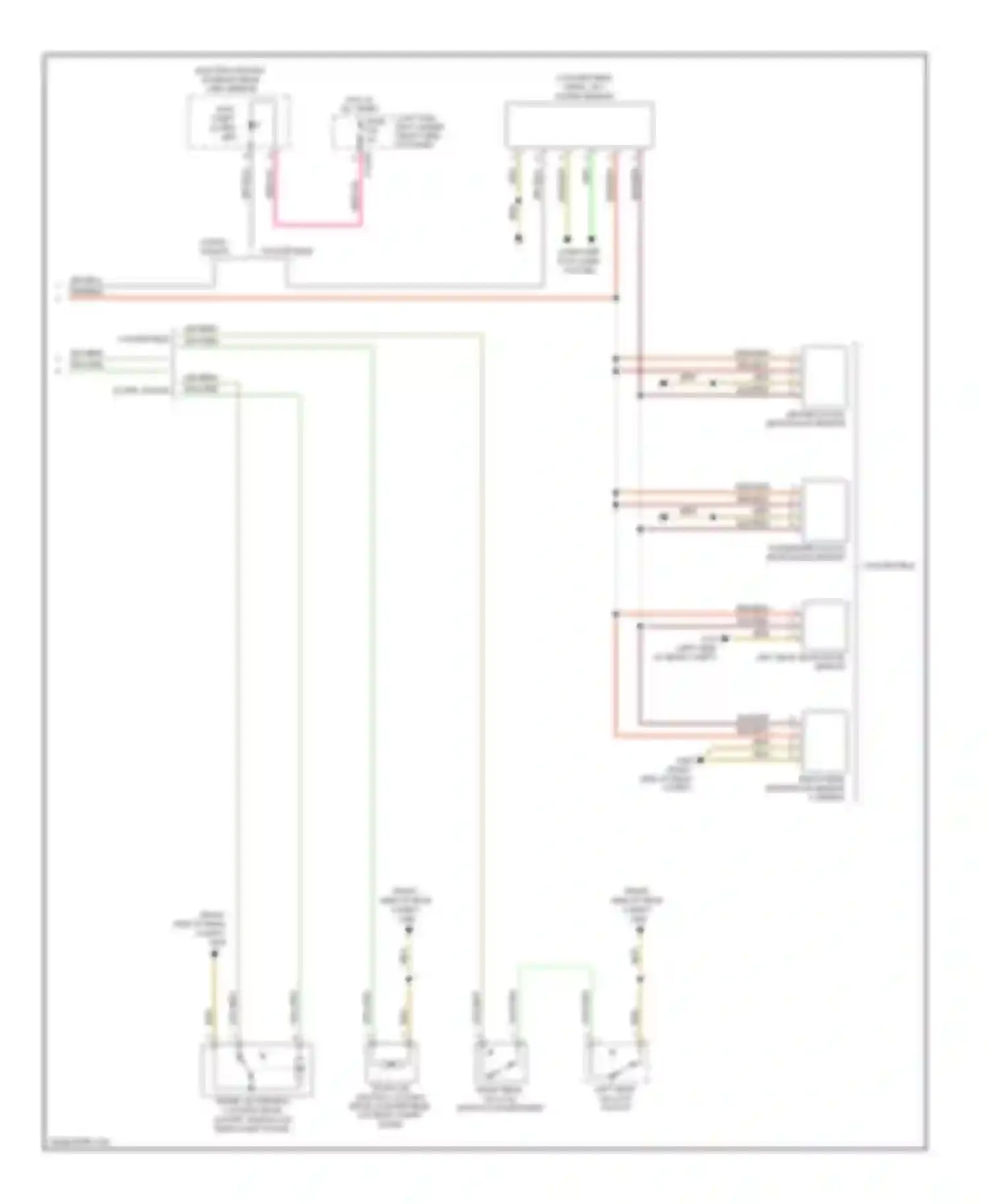 Wiring diagram computer data lines system for BMW 1 series E81/E82/E87/E88 facelift (2007-2011)