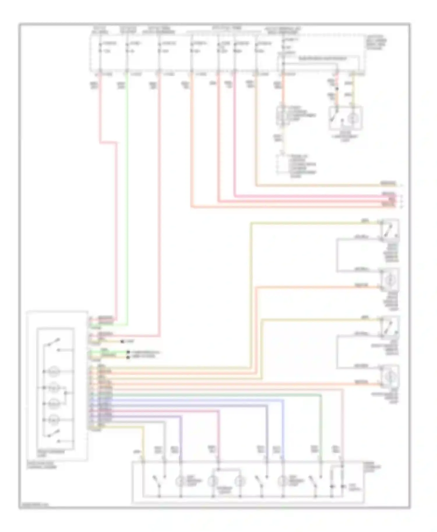 Wiring diagram fuse 81 fuse 86 for BMW 1 series E81/E82/E87/E88 facelift (2007-2011) (2 of 2)