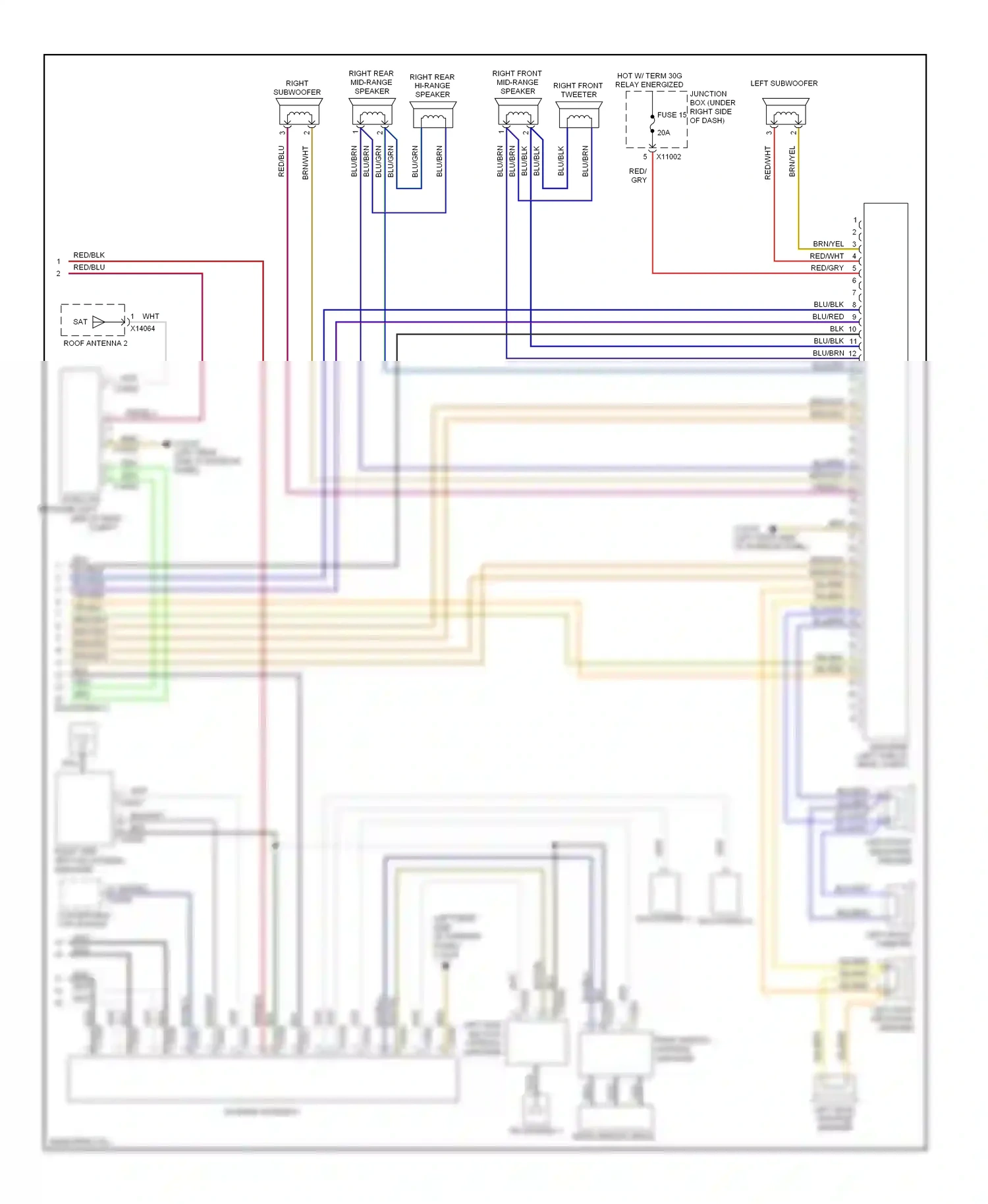 BMW 1 series E81/E82/E87/E88 facelift (2007-2011) gry wiring diagram  (7 of 59)