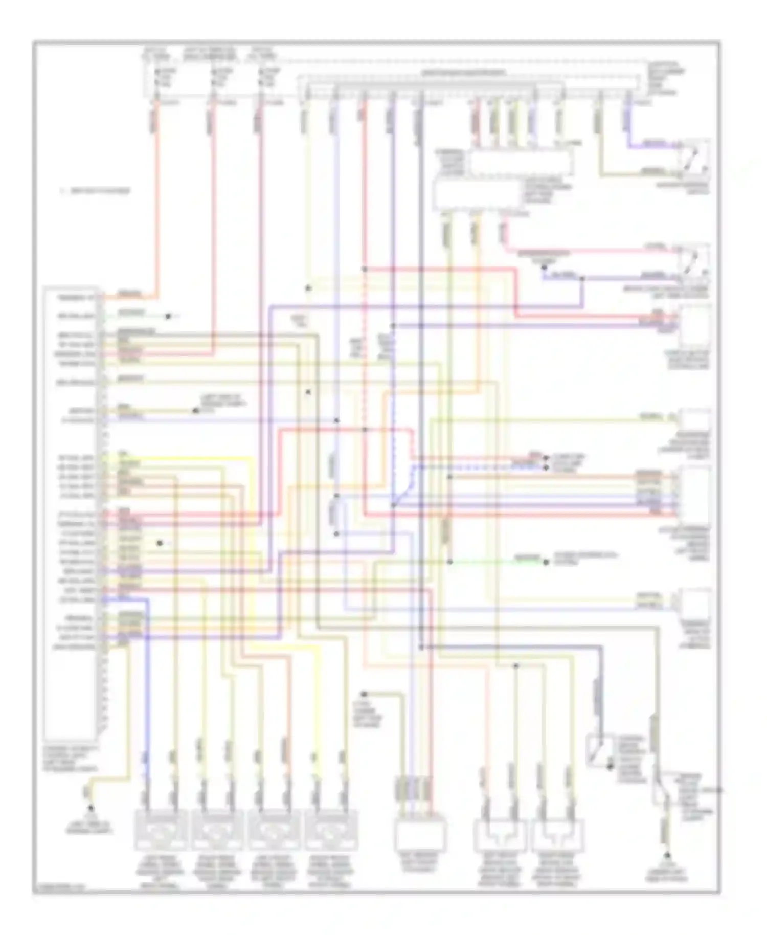 Wiring diagram computer data line system for BMW 1 series E81/E82/E87/E88 facelift (2007-2011)