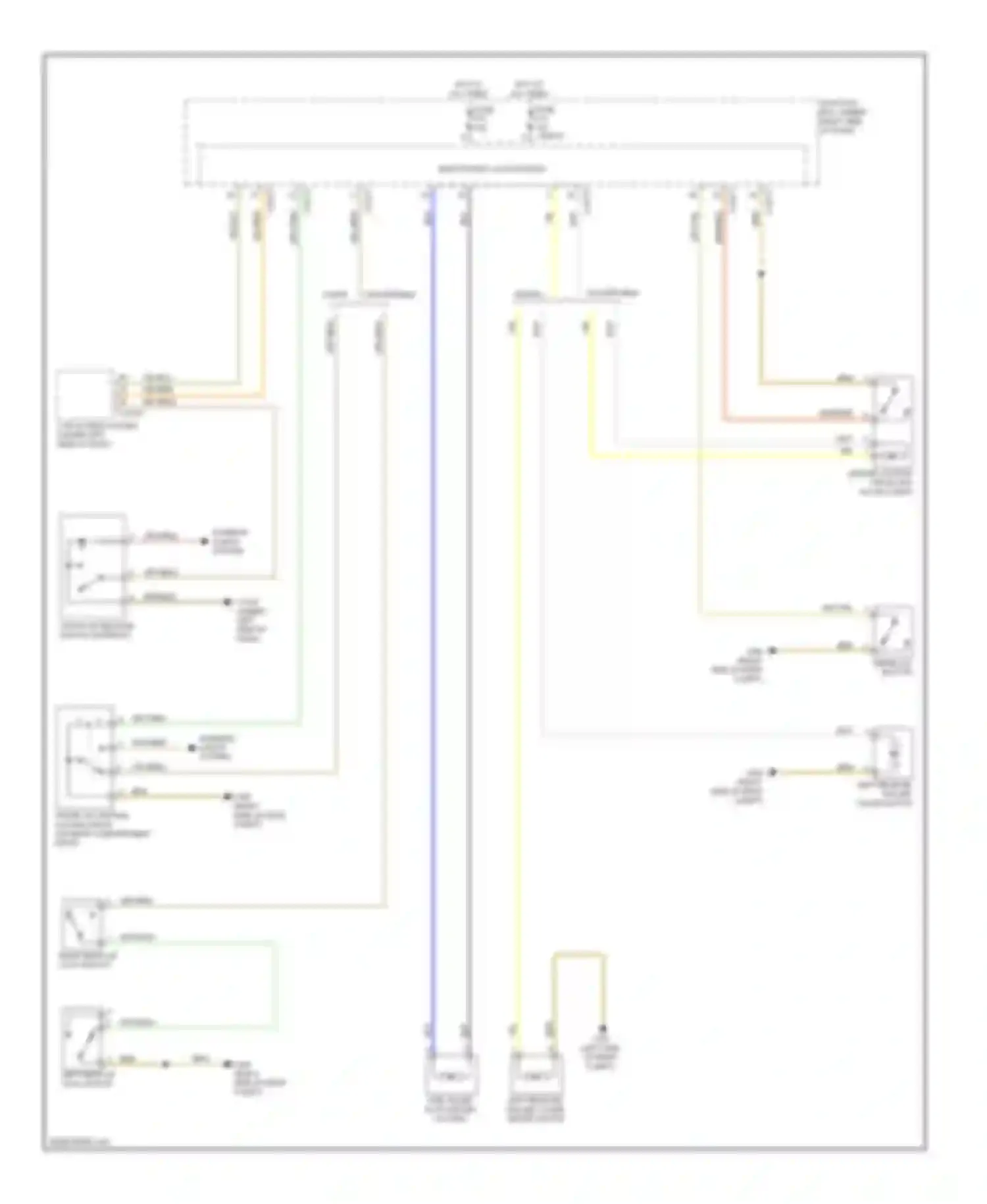 Wiring diagram trunk lid button for BMW 1 series E81/E82/E87/E88 facelift (2007-2011)
