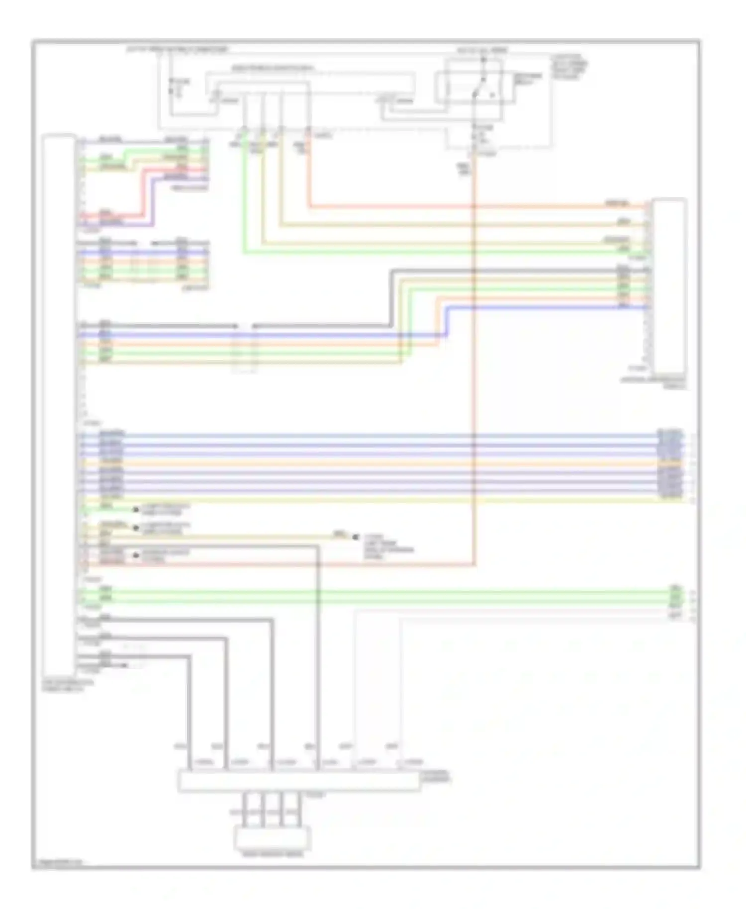 Wiring diagram computer data lines system for BMW 1 series E81/E82/E87/E88 facelift (2007-2011)