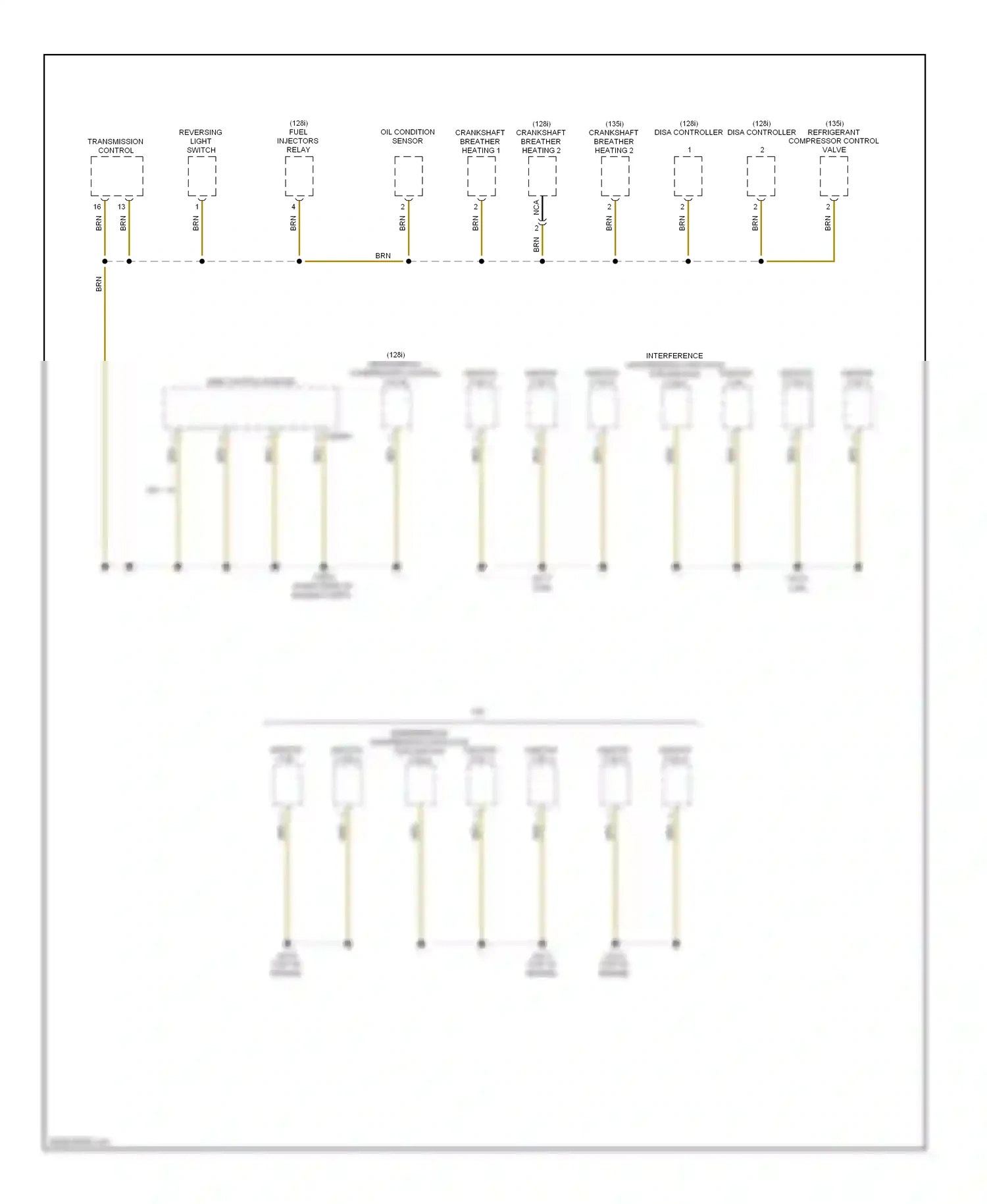 BMW 1 series E81/E82/E87/E88 facelift (2007-2011) ignition coil 6 wiring diagram  (1 of 1)