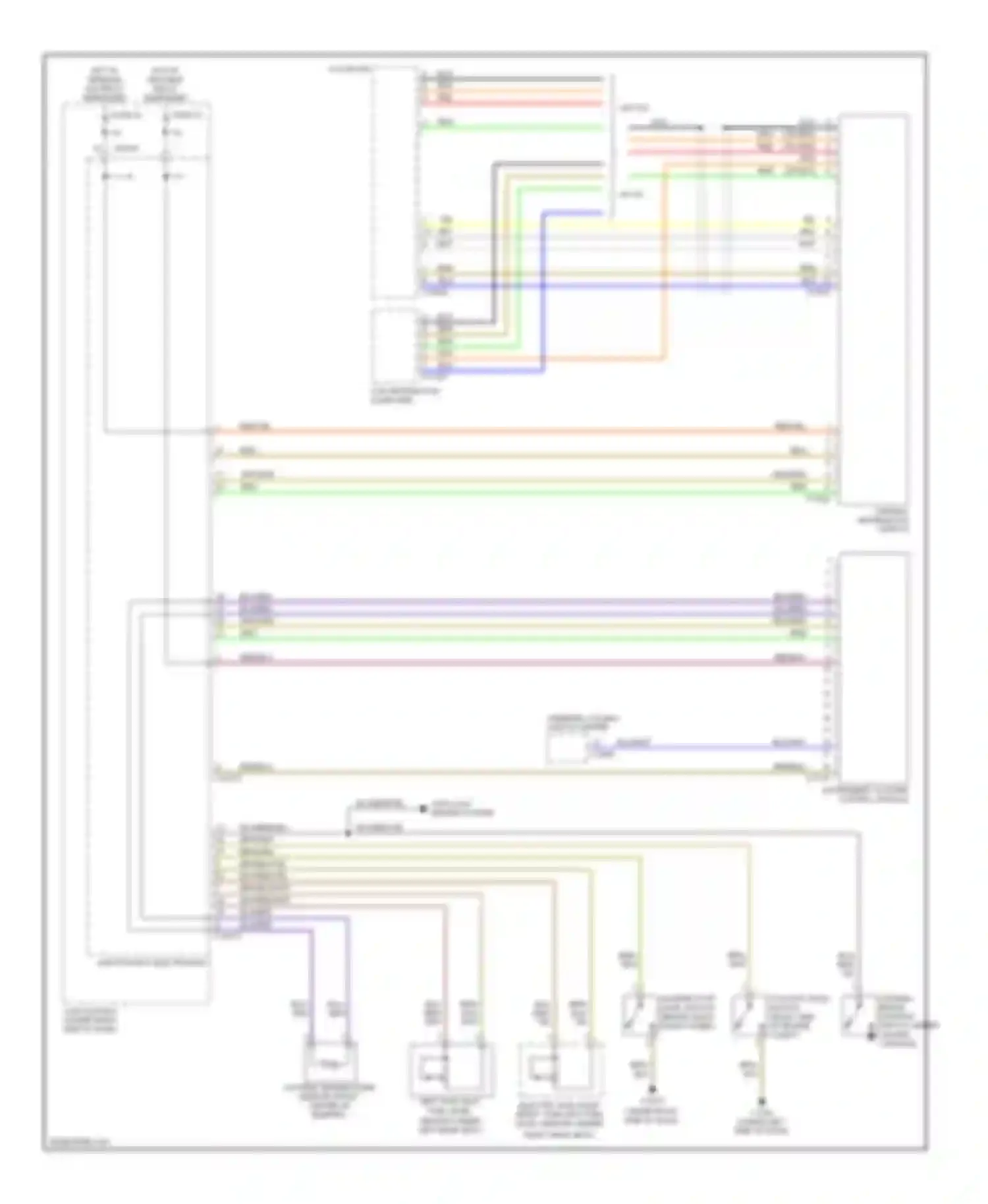 Wiring diagram junction box electronics for BMW 1 series E81/E82/E87/E88 facelift (2007-2011) (7 of 14)