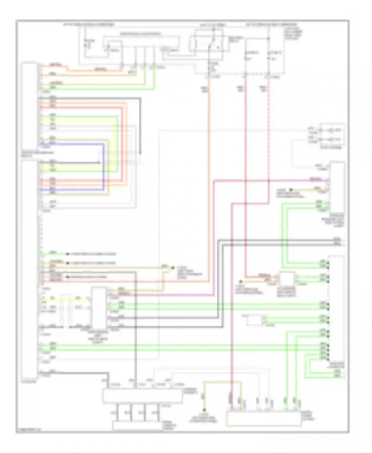 Wiring diagram most-bus connector for BMW 1 series E81/E82/E87/E88 facelift (2007-2011) (28 of 28)