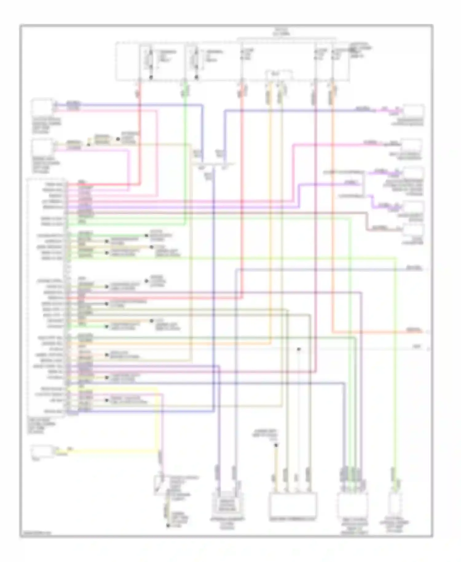 Wiring diagram computer data lines system for BMW 1 series E81/E82/E87/E88 facelift (2007-2011)