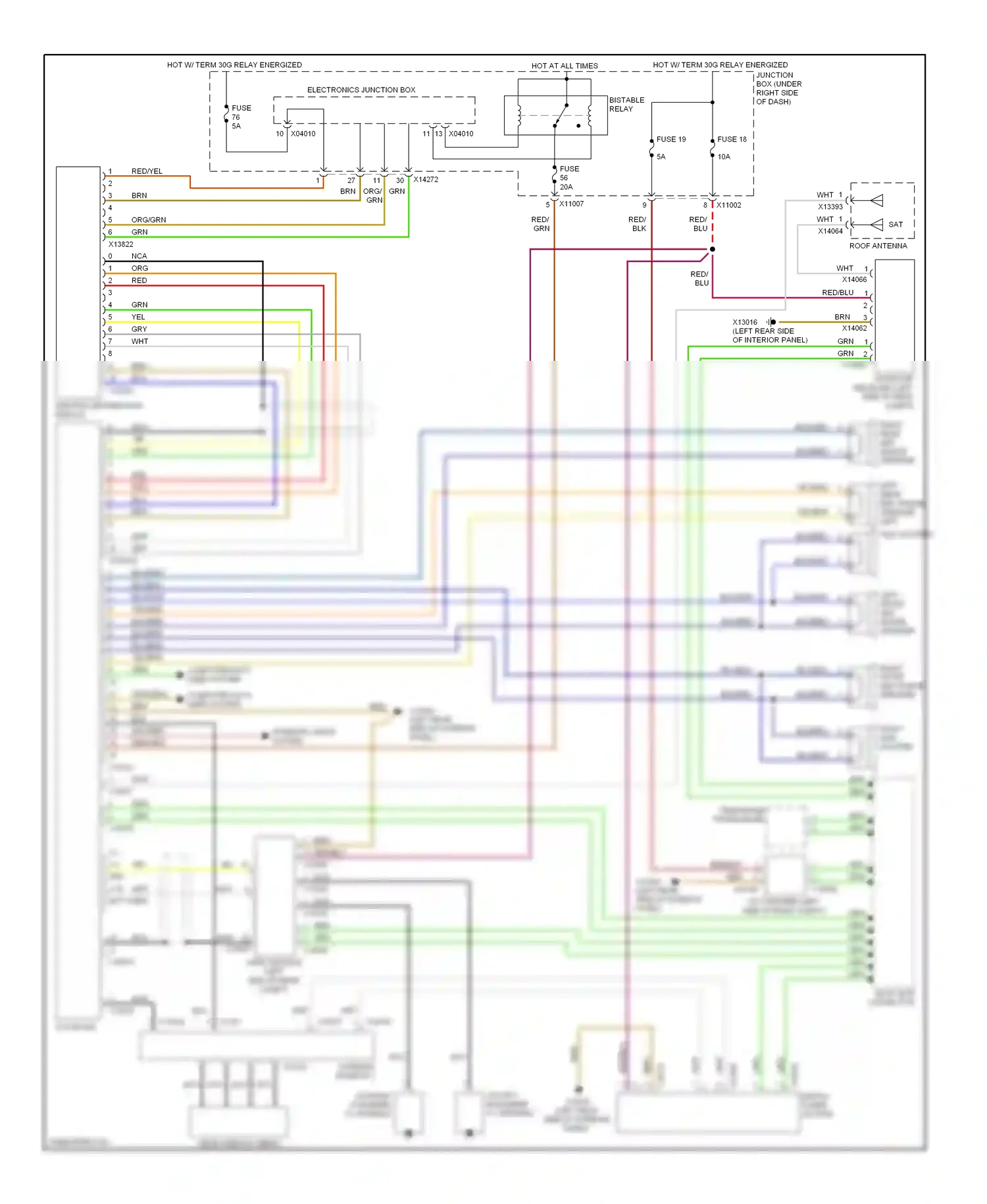 Wiring diagram nca for BMW 1 series E81/E82/E87/E88 facelift (2007-2011) (81 of 89)