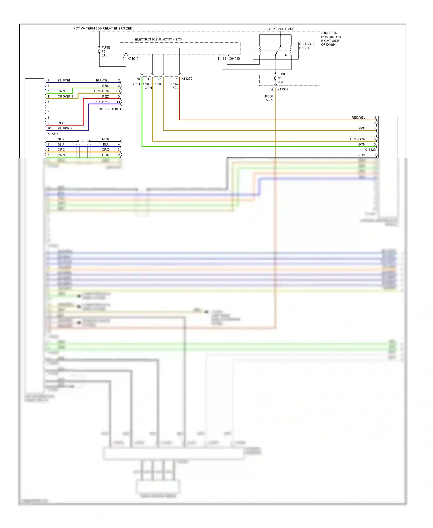 Wiring diagram nca for BMW 1 series E81/E82/E87/E88 facelift (2007-2011) (37 of 89)