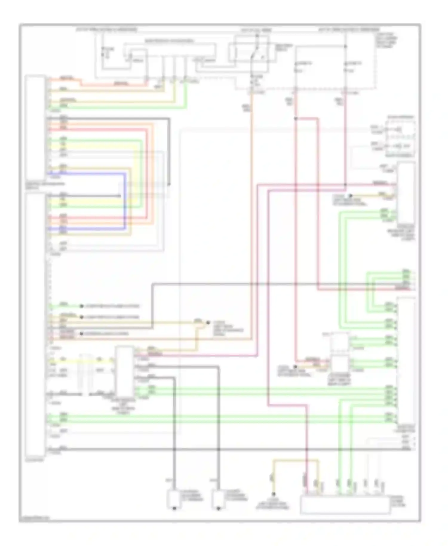 Wiring diagram on right in bumper tv antenna for BMW 1 series E81/E82/E87/E88 facelift (2007-2011) (6 of 18)