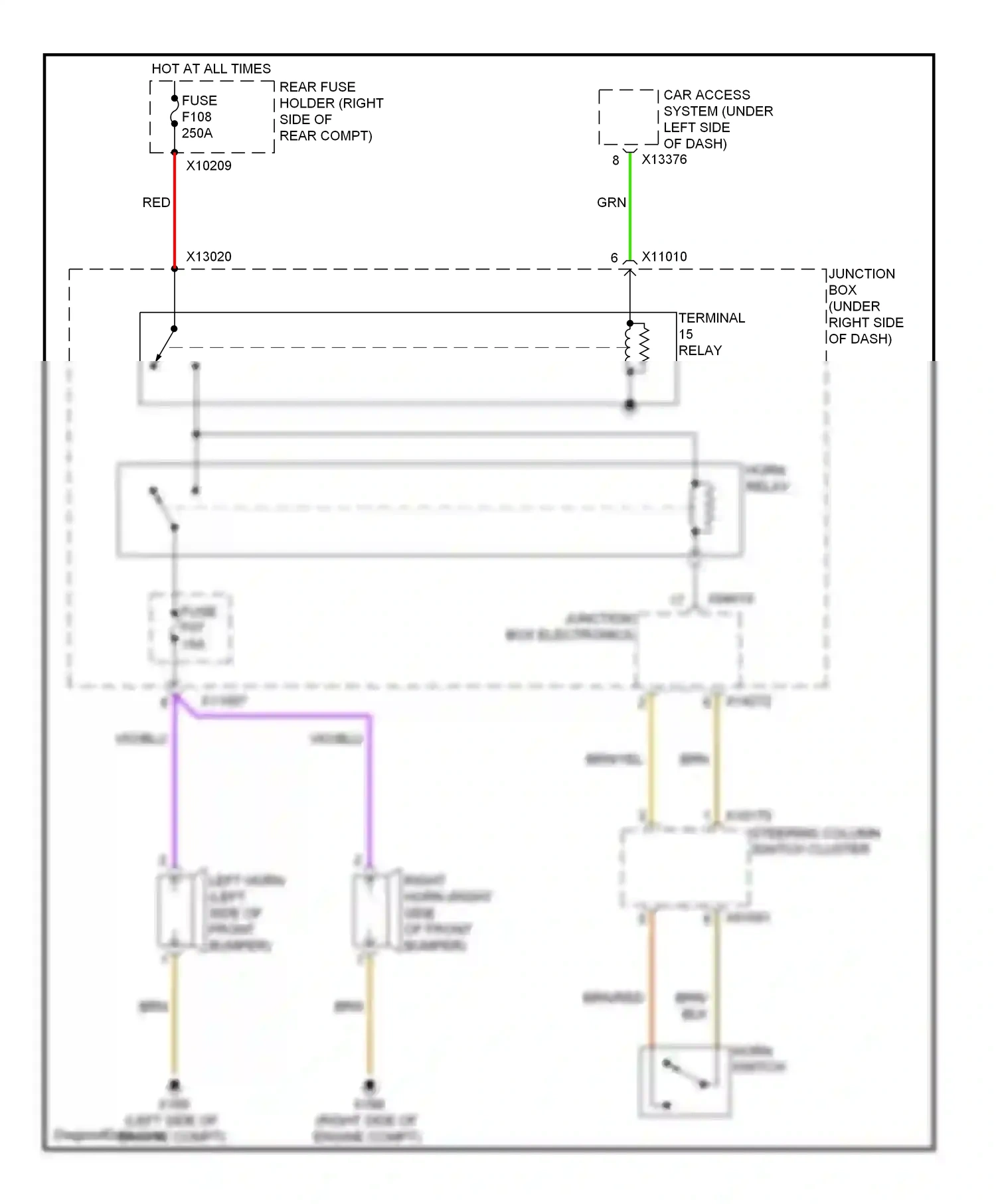 BMW 1 series E81/E82/E87/E88 facelift (2007-2011) red wiring diagram  (27 of 110)