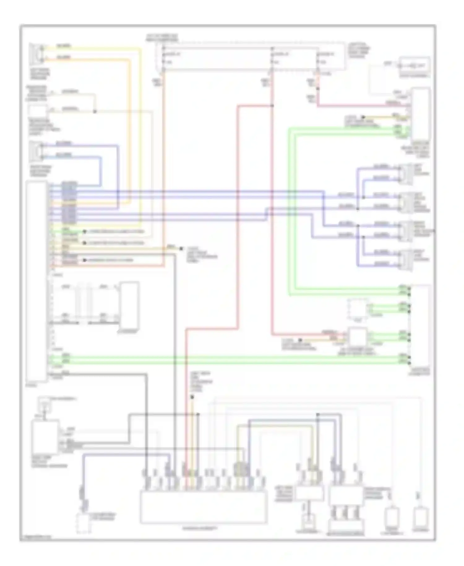 Wiring diagram computer data lines system for BMW 1 series E81/E82/E87/E88 facelift (2007-2011)