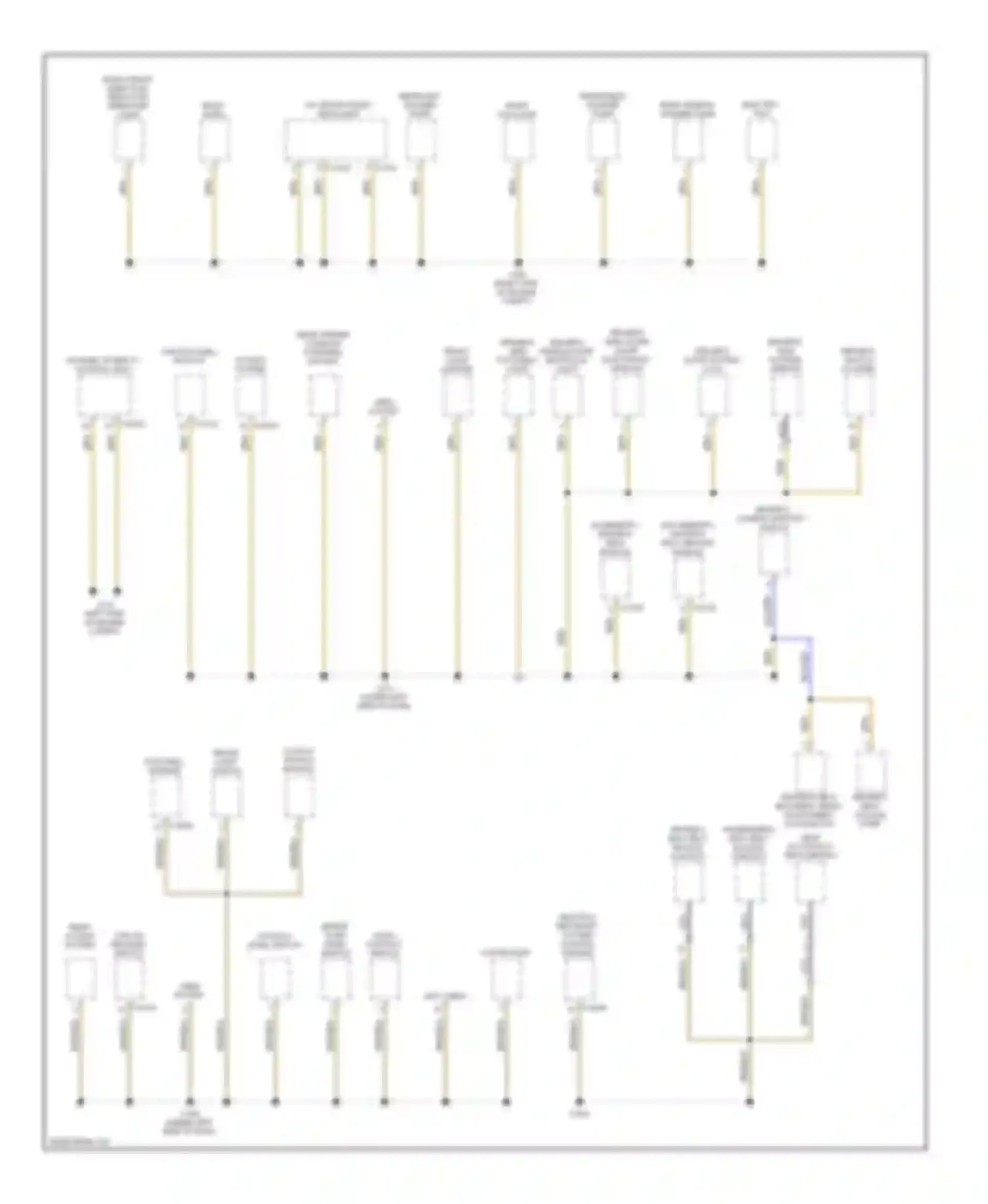 Wiring diagram multiple restraint system control module for BMW 1 series E81/E82/E87/E88 facelift (2007-2011)