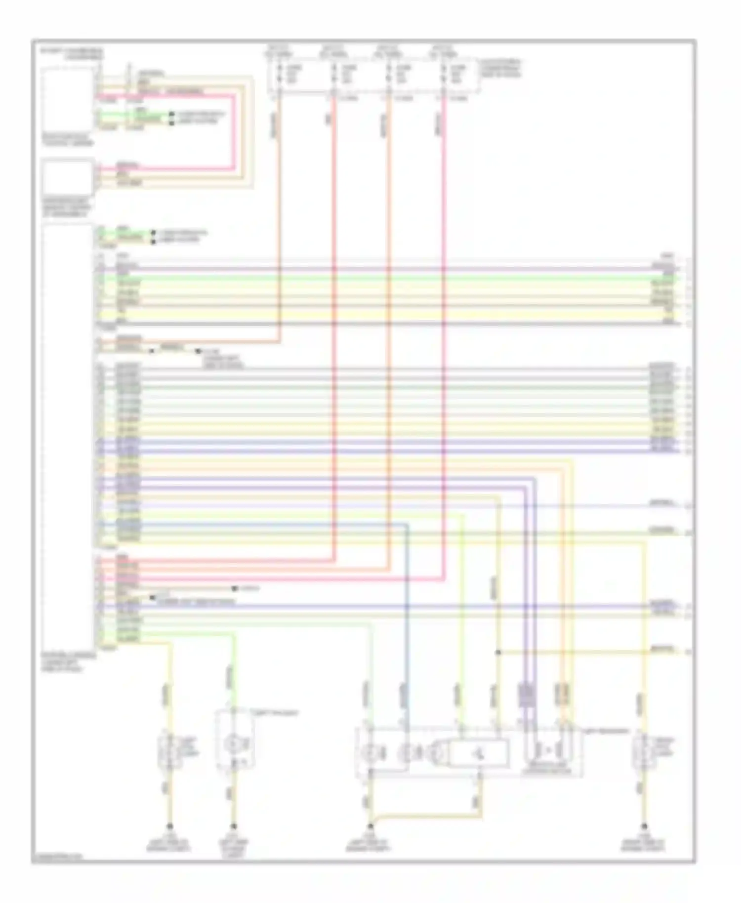Wiring diagram roof function control center for BMW 1 series E81/E82/E87/E88 facelift (2007-2011) (7 of 12)