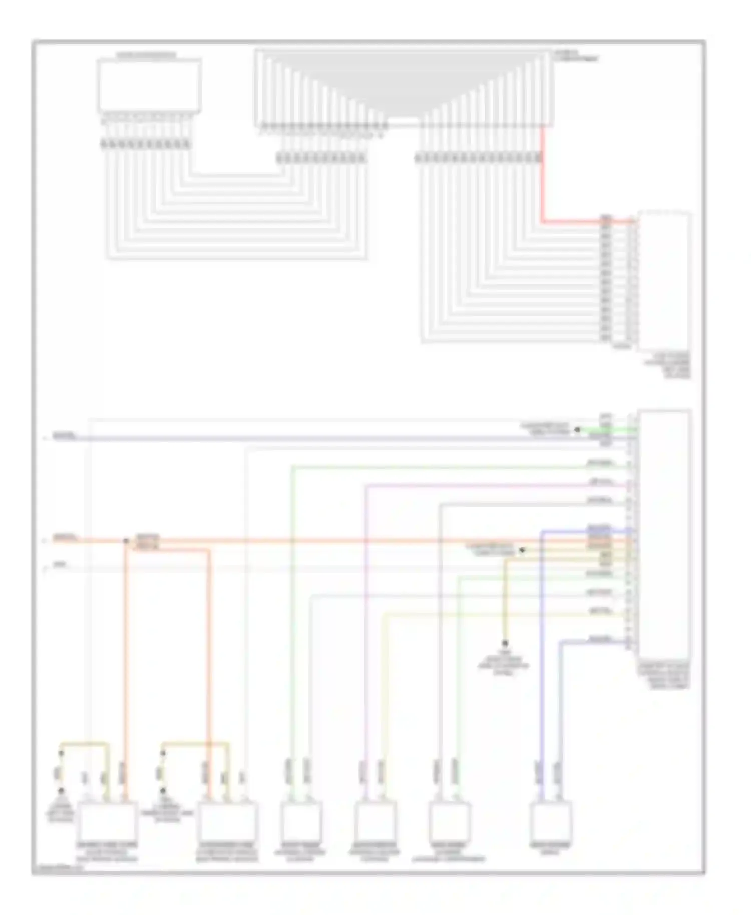 Wiring diagram computer data lines system for BMW 1 series E81/E82/E87/E88 facelift (2007-2011)