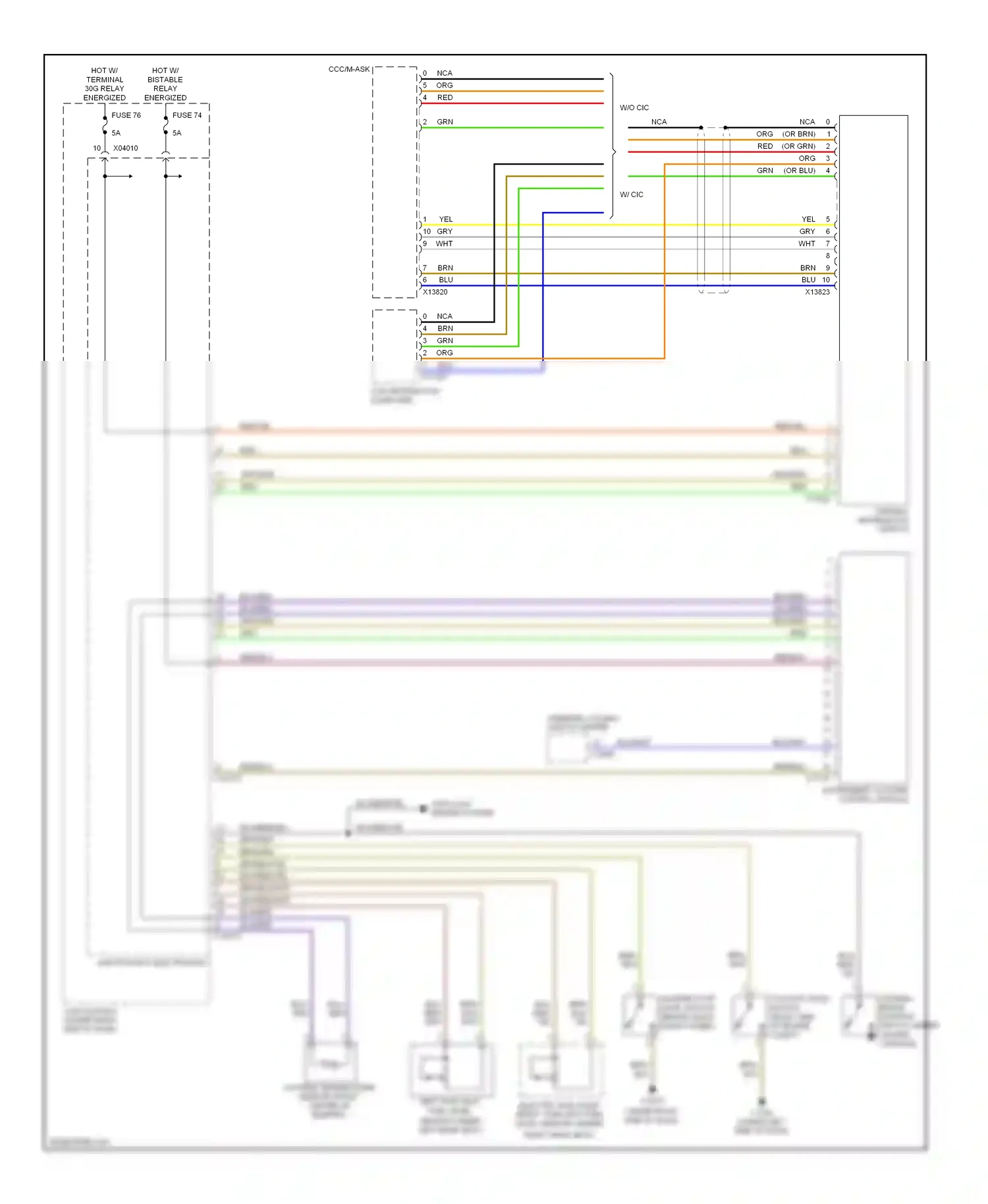 BMW 1 series E81/E82/E87/E88 facelift (2007-2011) w/ cic wiring diagram  (1 of 1)