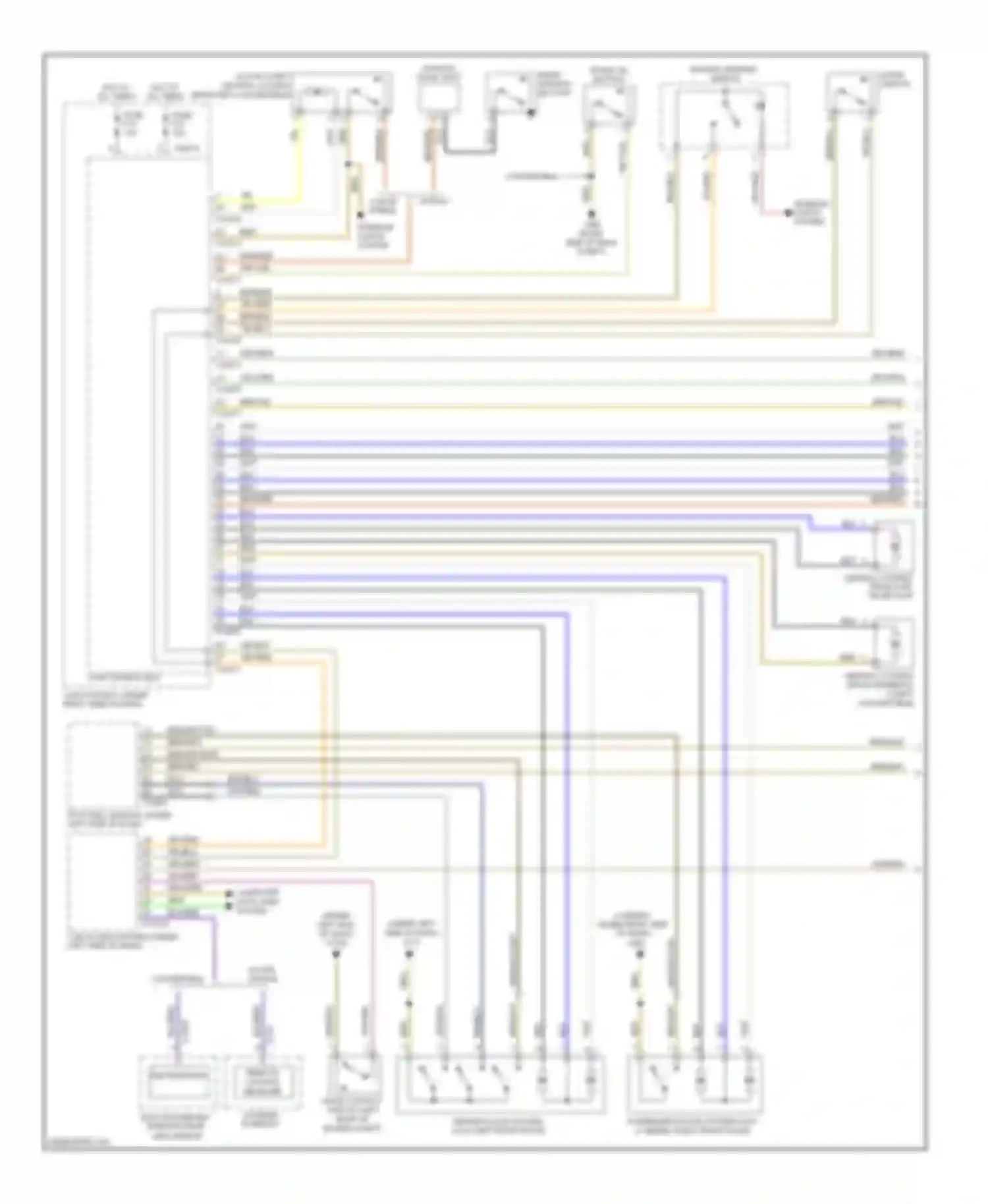 Wiring diagram computer data lines system for BMW 1 series E81/E82/E87/E88 facelift (2007-2011)