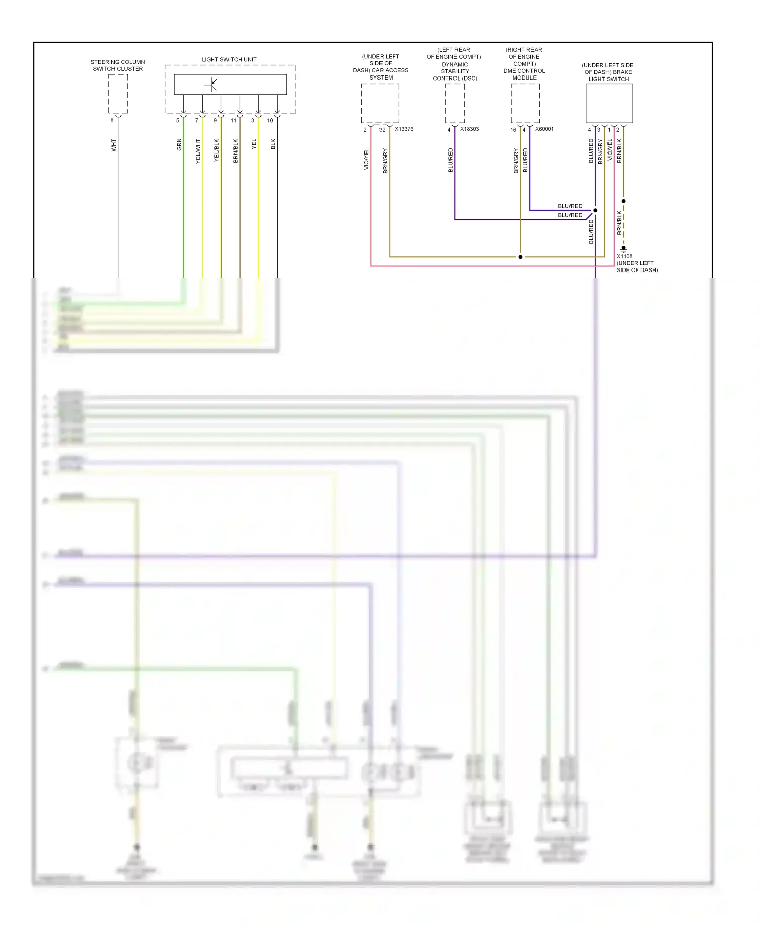 Wiring diagram wht/blu for BMW 1 series E81/E82/E87/E88 facelift (2007-2011) (12 of 31)