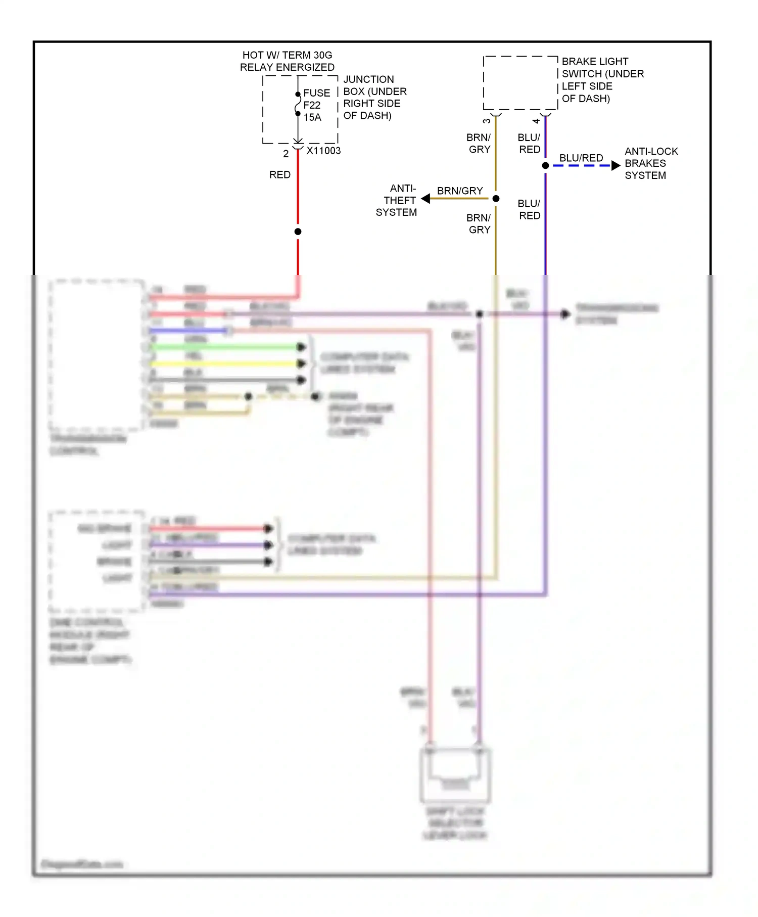 BMW 1 series E81/E82/E87/E88 facelift (2007-2011) yel wiring diagram  (70 of 79)