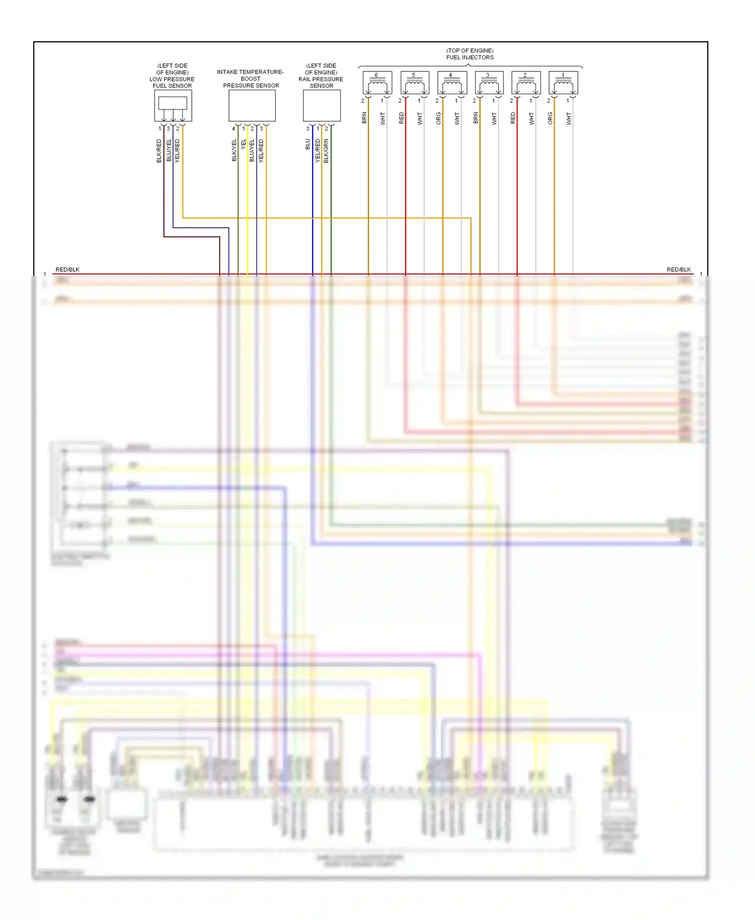 BMW 1 series E81/E82/E87/E88 facelift (2007-2011) yel/red wiring diagram  (65 of 66)