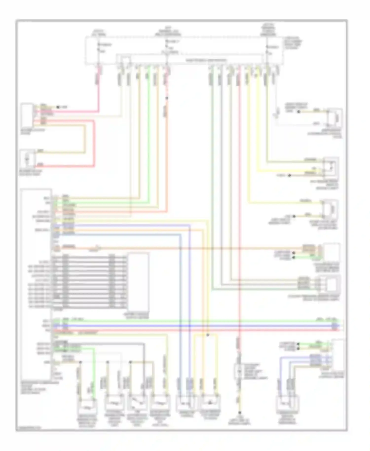 1 series BMW F20/F21 (2011-2015): Automatic a/c circuit (1 of 2)