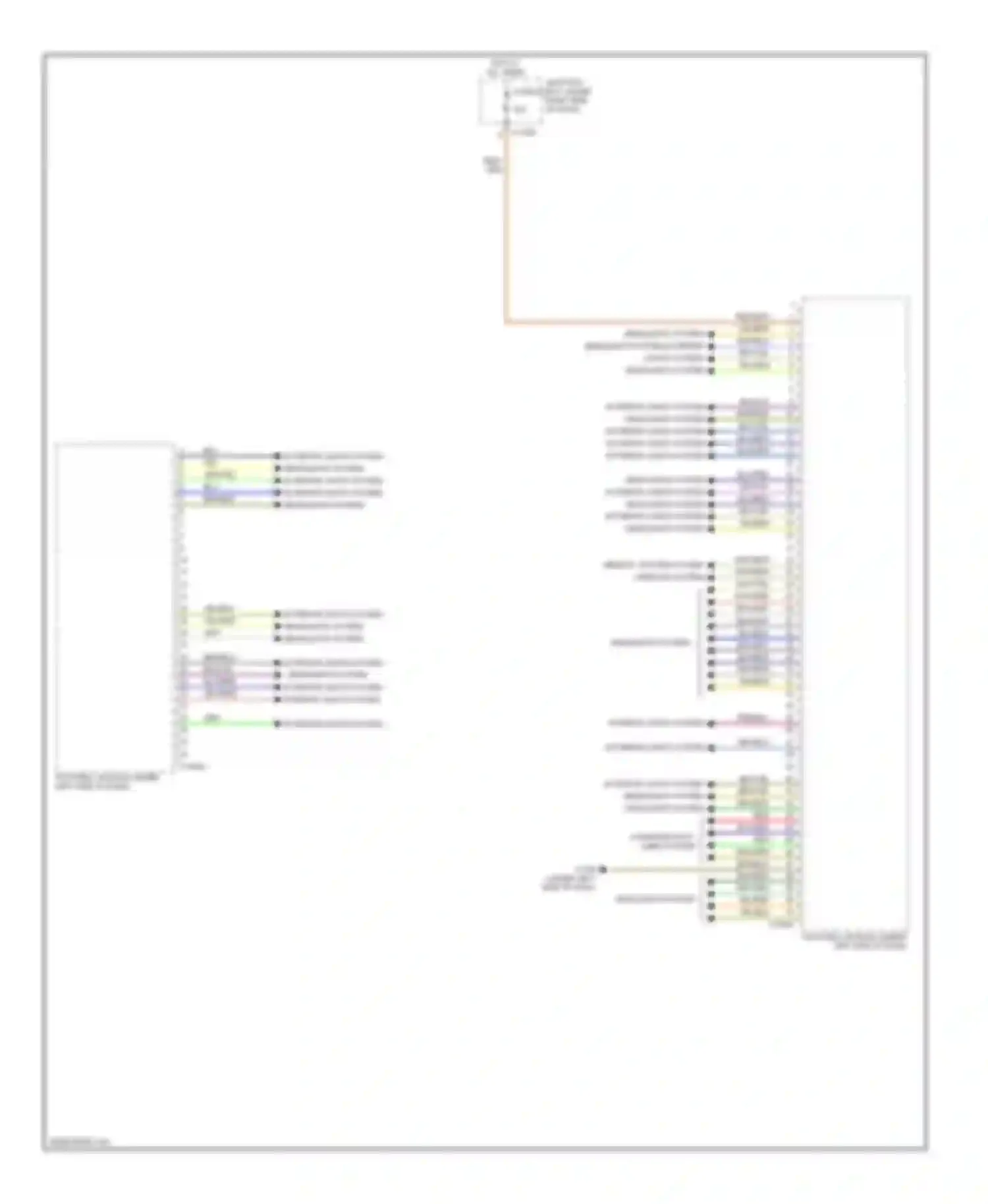 1 series BMW F20/F21 (2011-2015): Body control modules circuit (1 of 2)