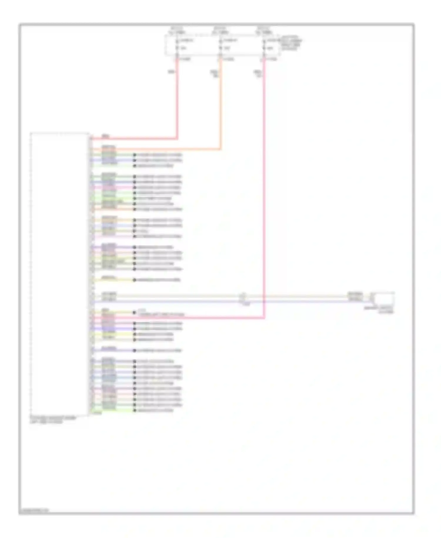 1 series BMW F20/F21 (2011-2015): Body control modules circuit (2 of 2)