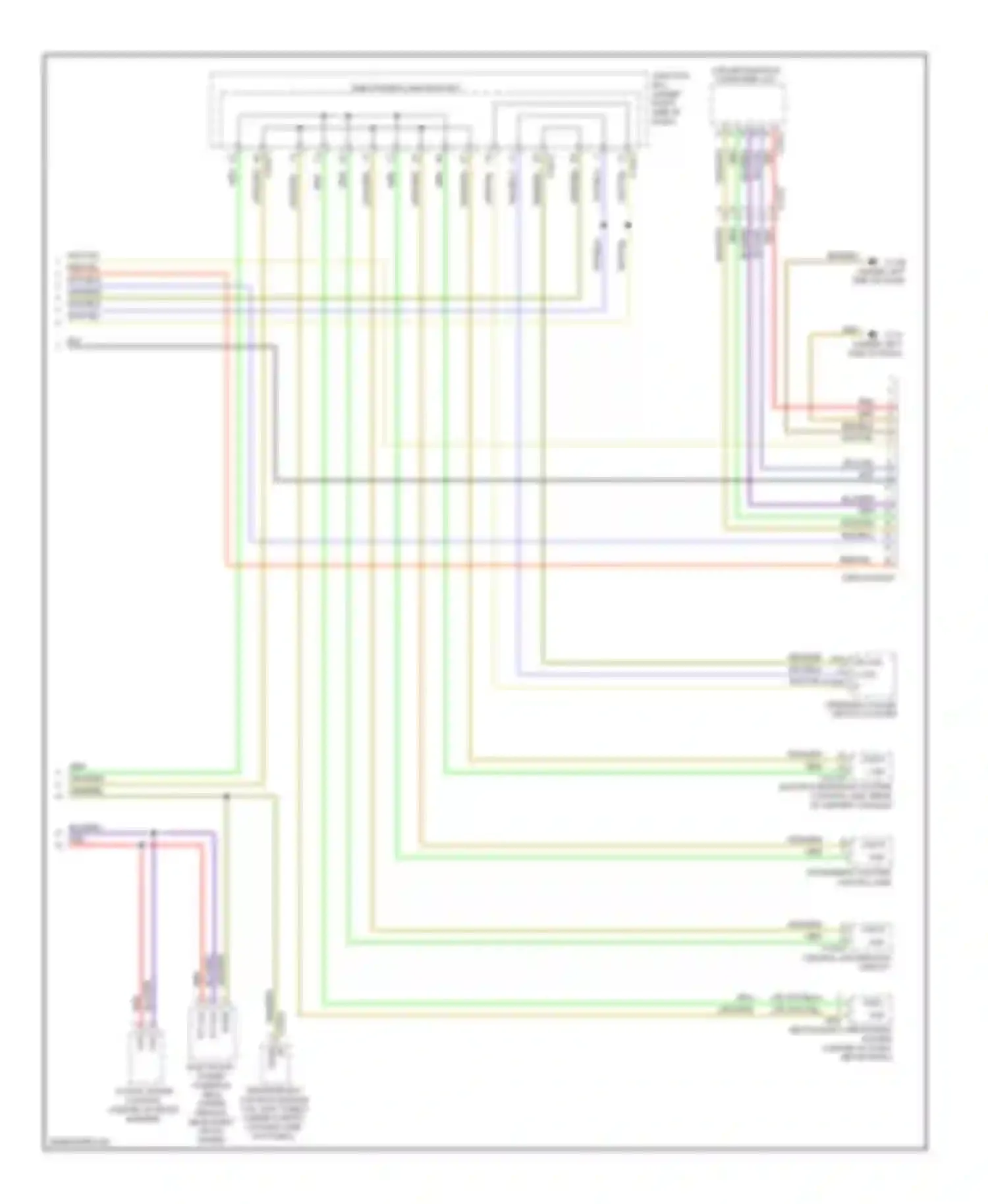 1 series BMW F20/F21 (2011-2015): Computer data lines circuit (2 of 2)