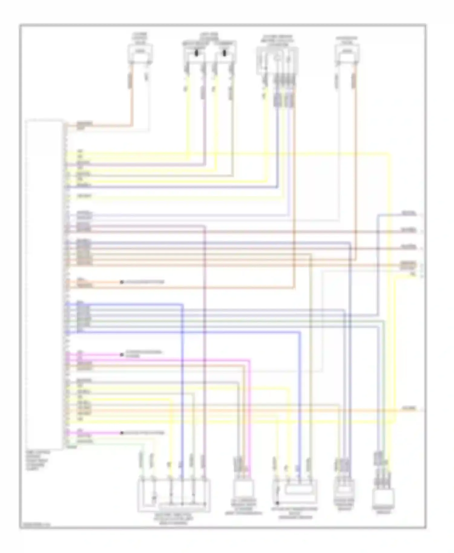 1 series BMW F20/F21 (2011-2015): Wiring diagram engine performance 3.0l turbo (1 of 5)