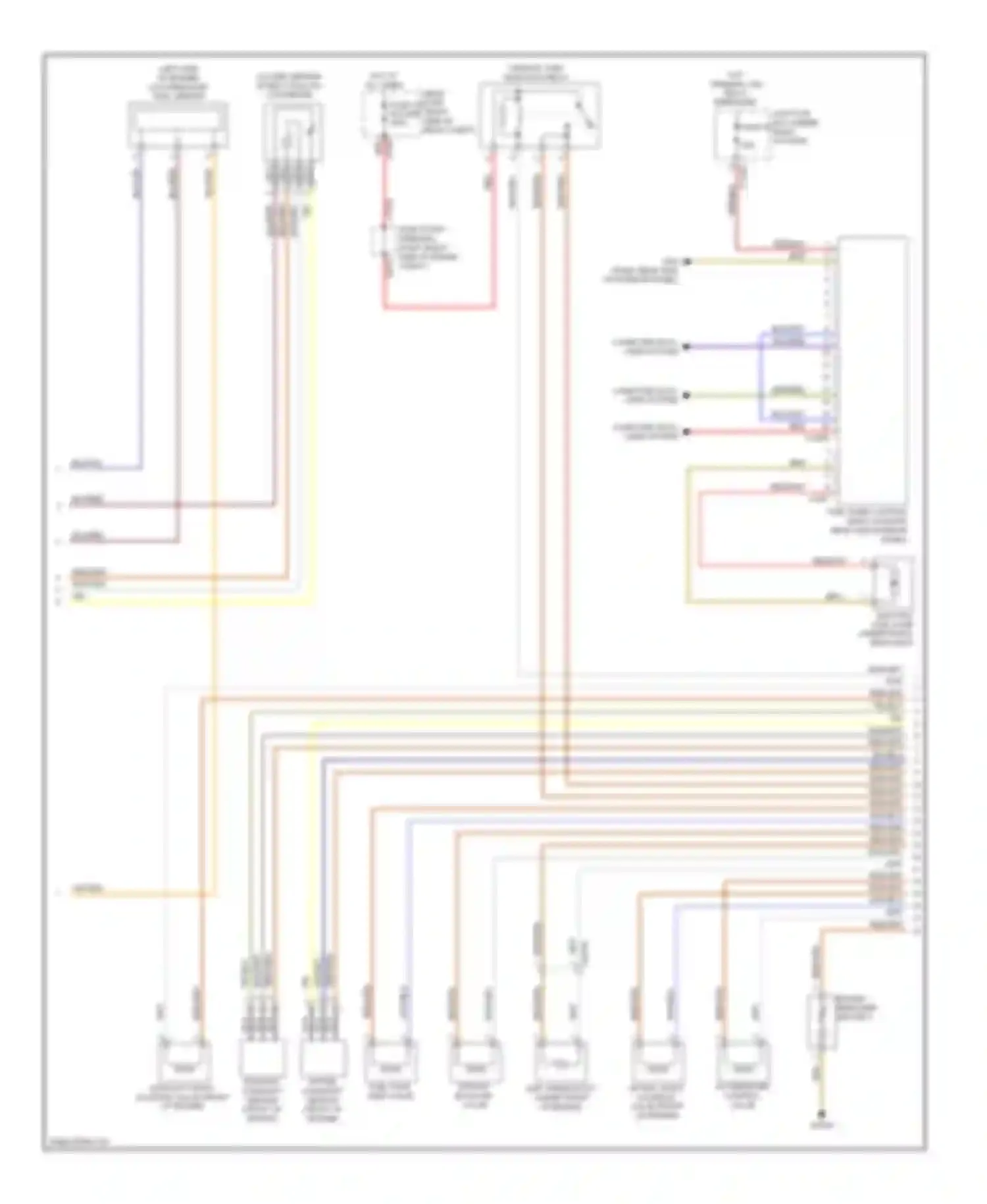 1 series BMW F20/F21 (2011-2015): Wiring diagram engine performance 3.0l turbo (2 of 5)