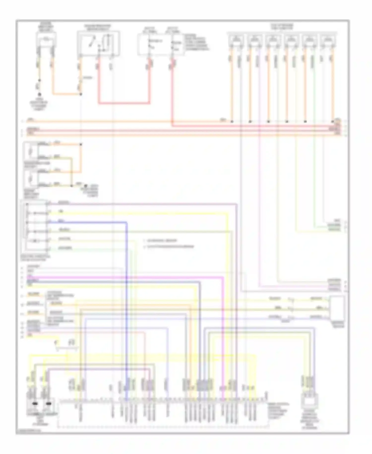 1 series BMW F20/F21 (2011-2015): Wiring diagram engine performance 3.0l (3 of 4)
