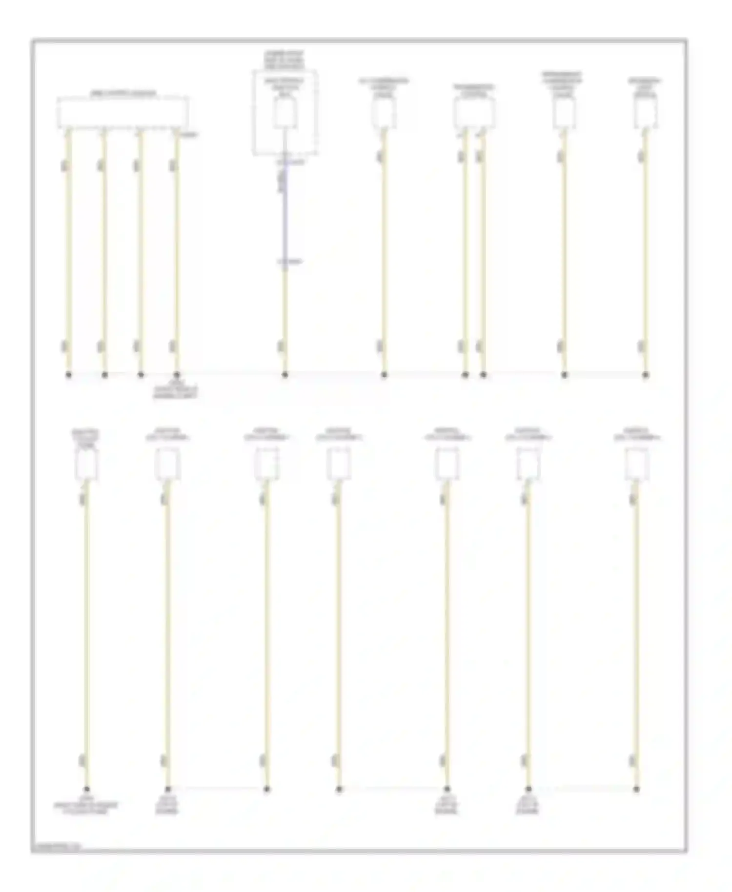1 series BMW F20/F21 (2011-2015): Ground distribution circuit (4 of 4)