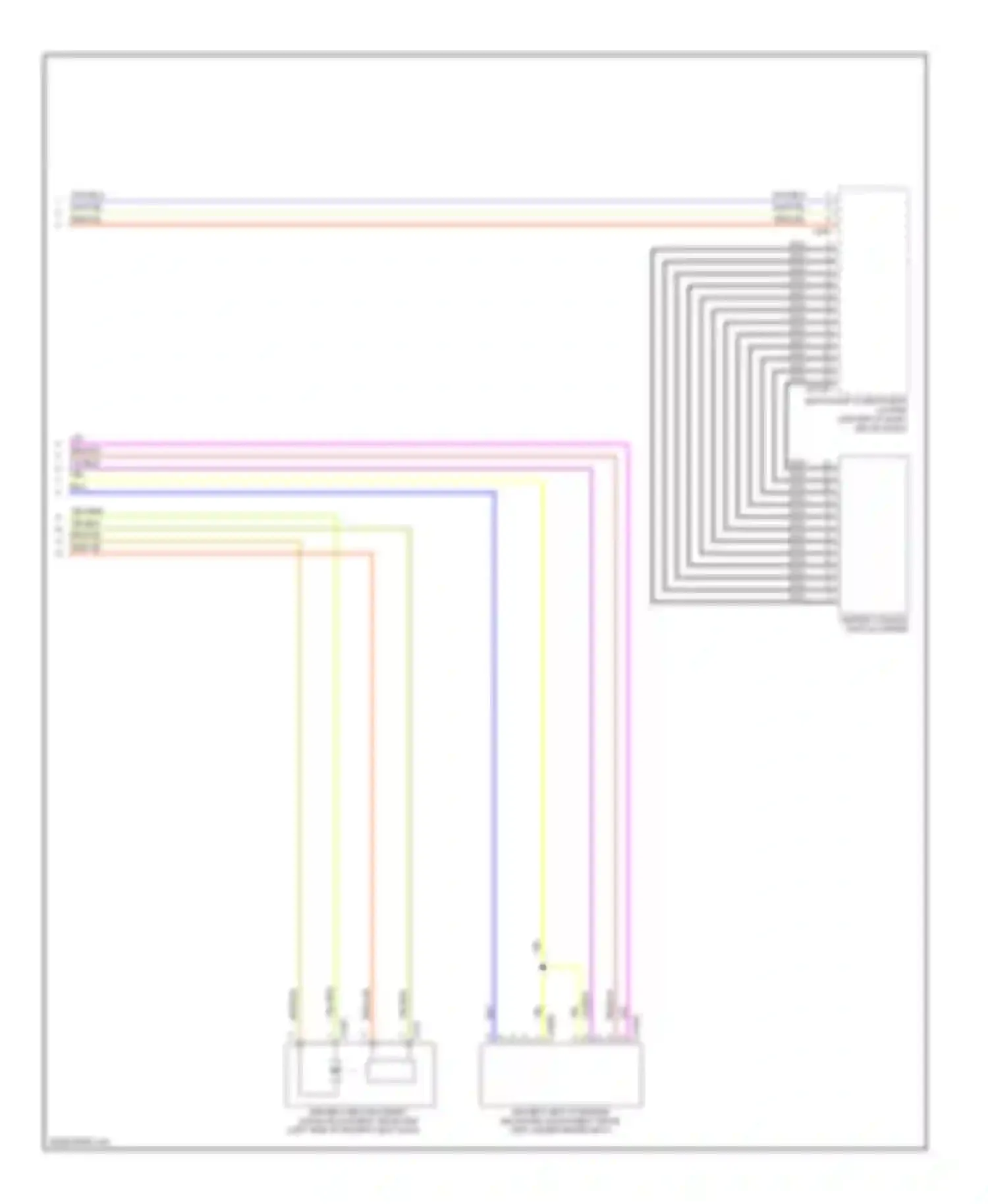 1 series BMW F20/F21 (2011-2015): Driver"s memory seat circuit (2 of 2)