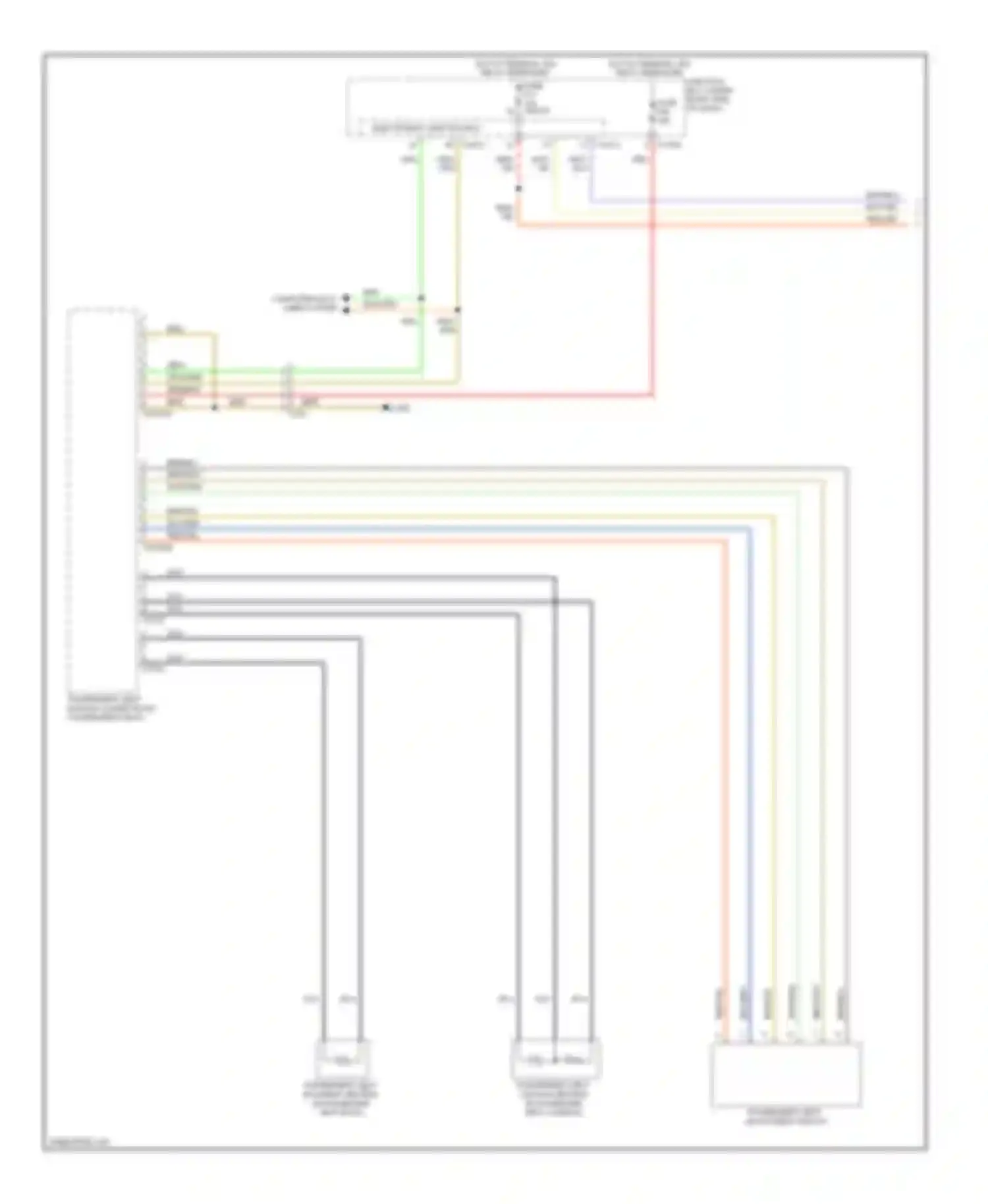 1 series BMW F20/F21 (2011-2015): Passenger"s memory seat circuit (1 of 2)