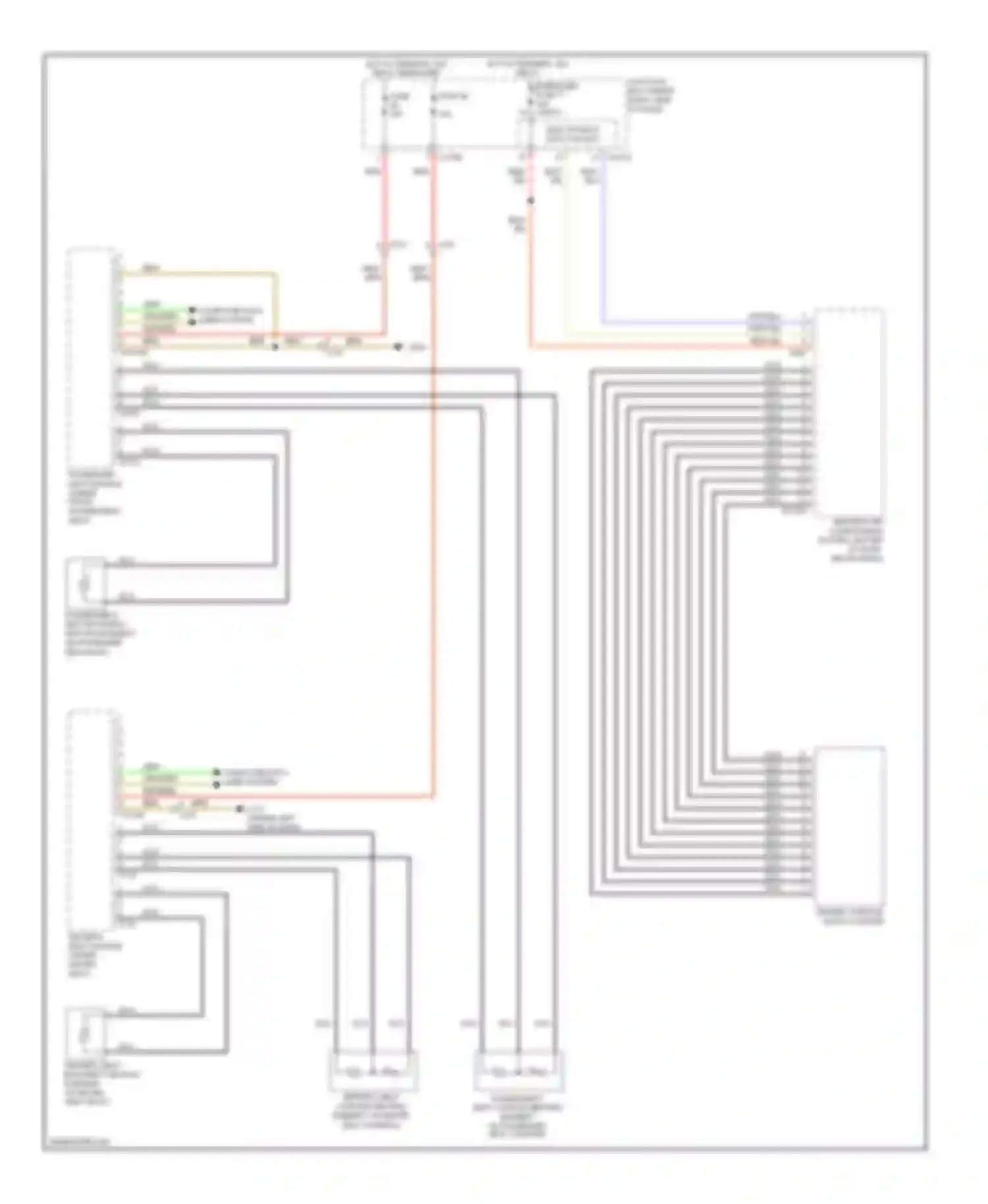 1 series BMW F20/F21 (2011-2015): Heated seats circuit, with memory