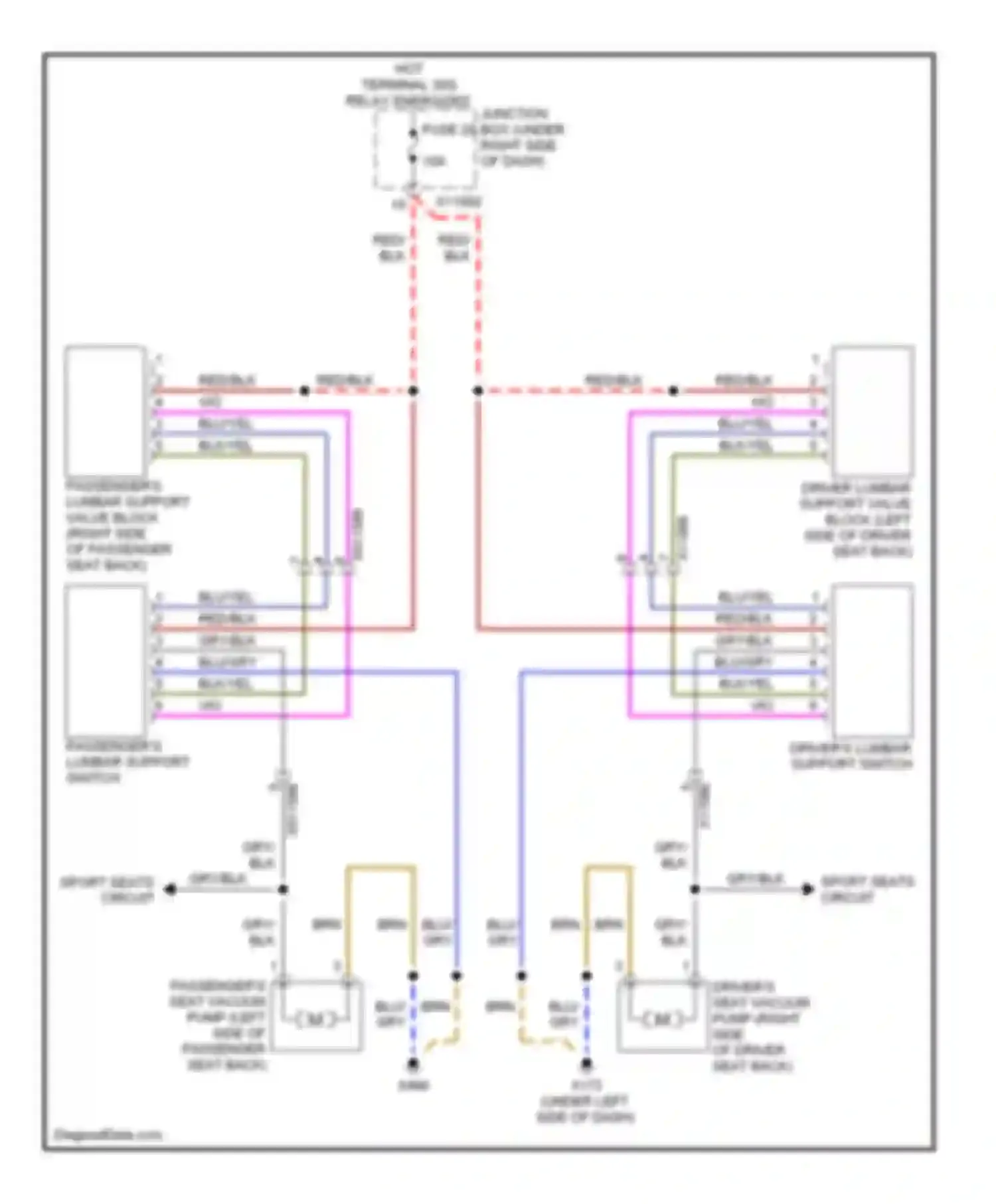 Wiring diagram gry/blk for BMW 1 series F20/F21 (2011-2015)