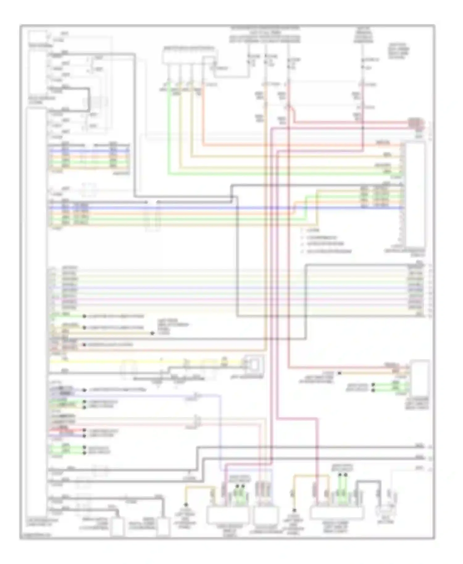 Wiring diagram car information computer cic for BMW 1 series F20/F21 (2011-2015) (3 of 6)