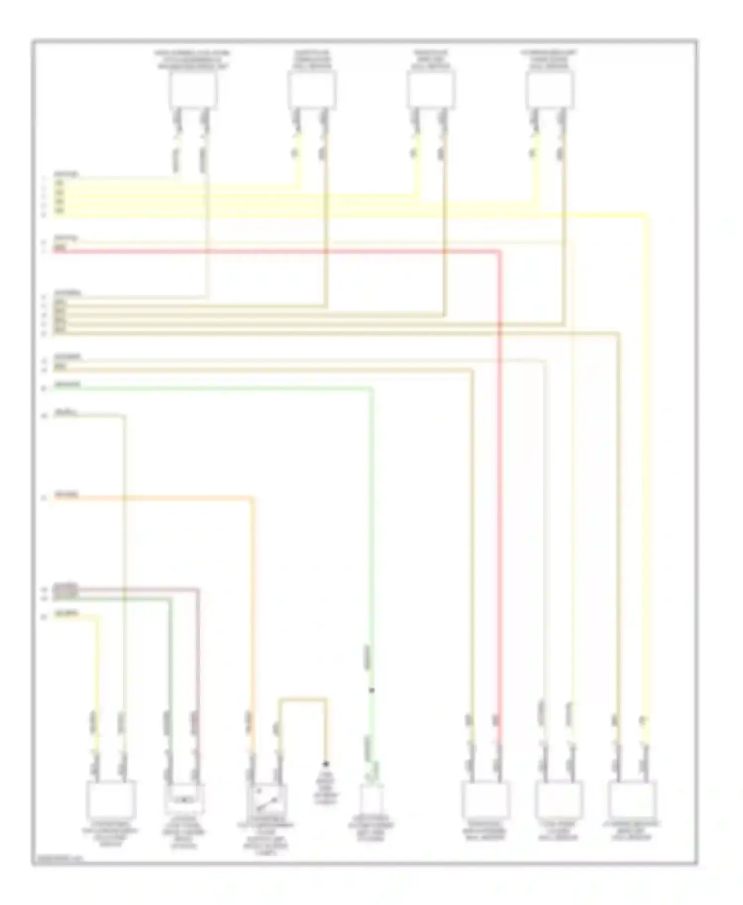 Wiring diagram convertible top compartment lid locked switch for BMW 1 series F20/F21 (2011-2015)