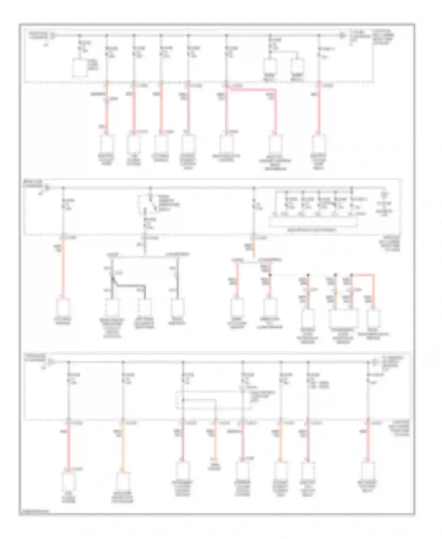 Wiring diagram footwell module for BMW 1 series F20/F21 (2011-2015) (4 of 4)