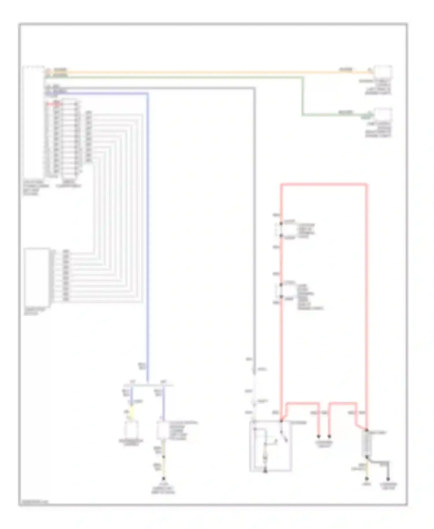 Wiring diagram charging circuit for BMW 1 series F20/F21 (2011-2015)