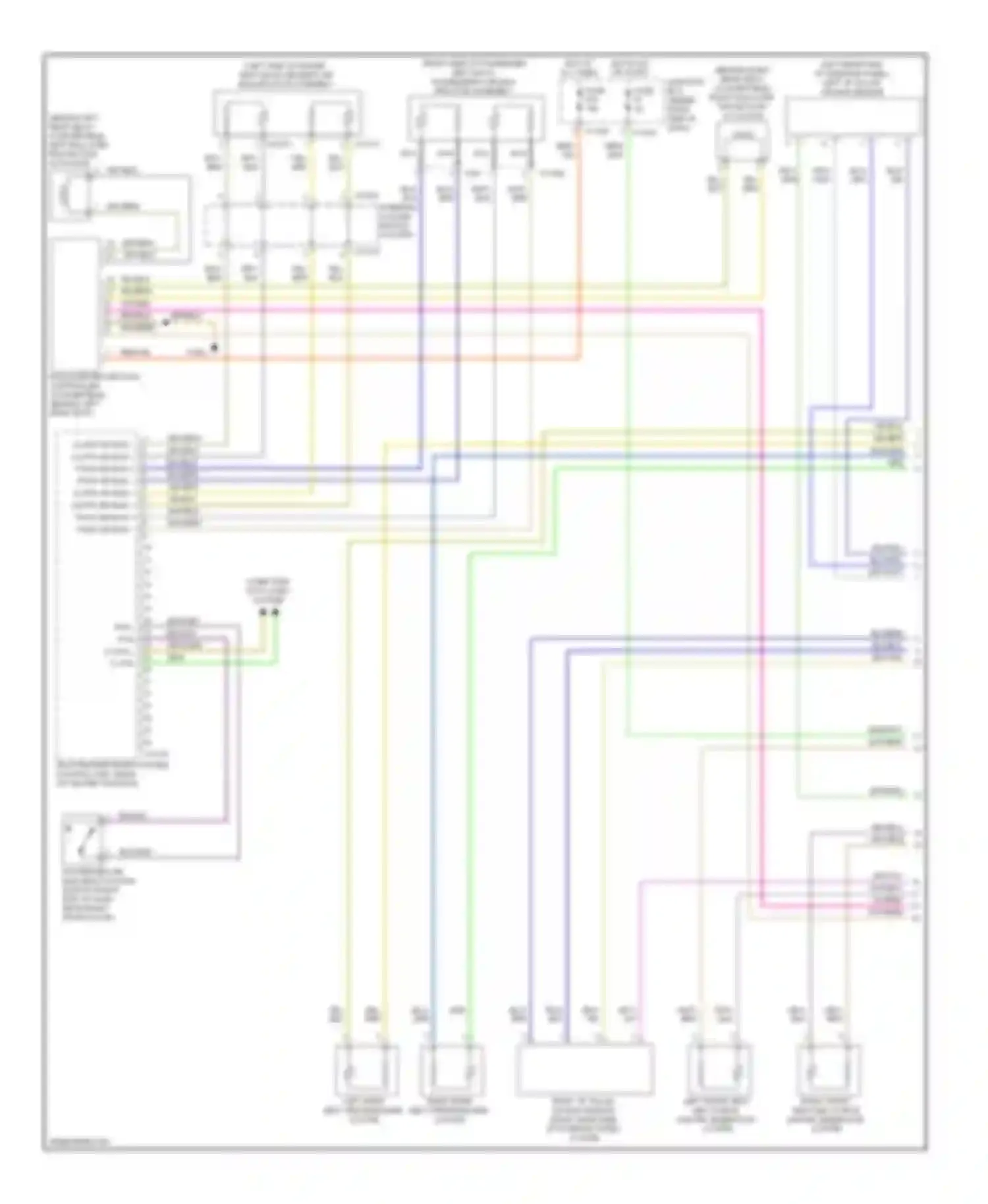 Wiring diagram hot in on or start for BMW 1 series F20/F21 (2011-2015)