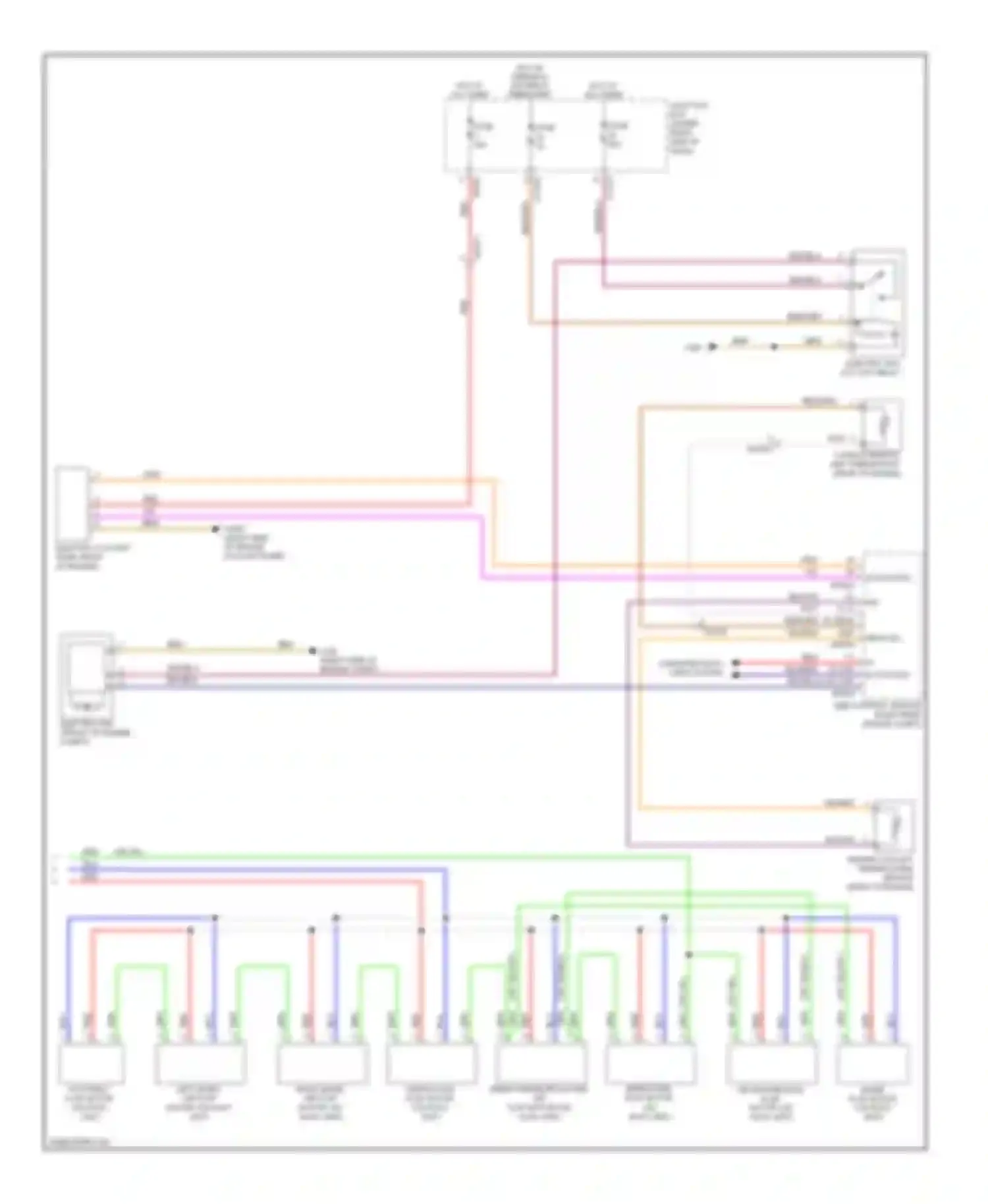 Wiring diagram blk/blu for BMW 1 series F20/F21 (2011-2015)