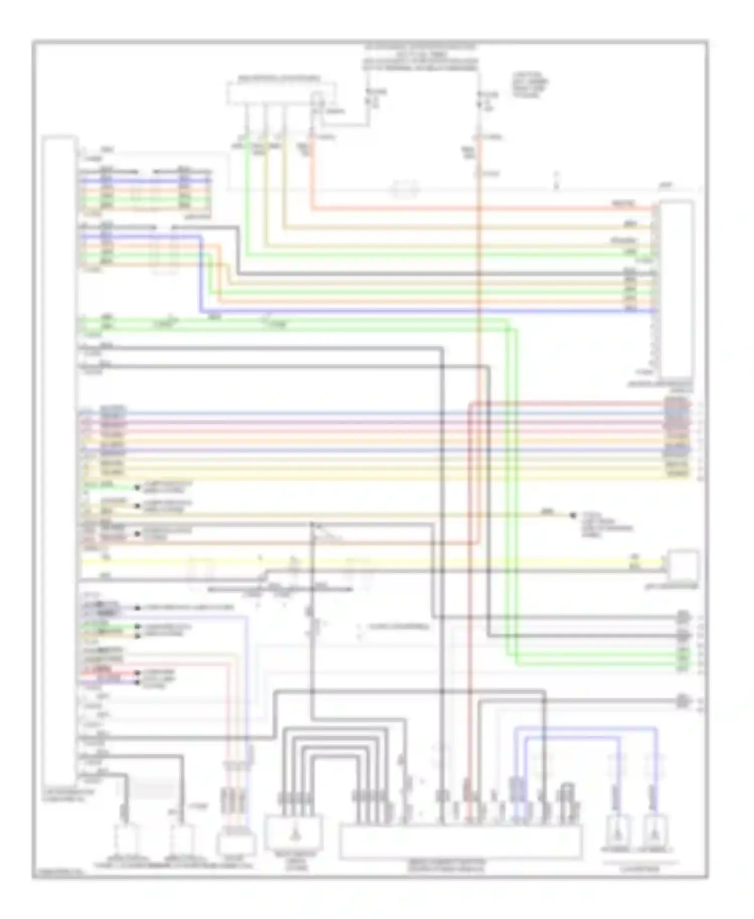 Wiring diagram left microphone for BMW 1 series F20/F21 (2011-2015)
