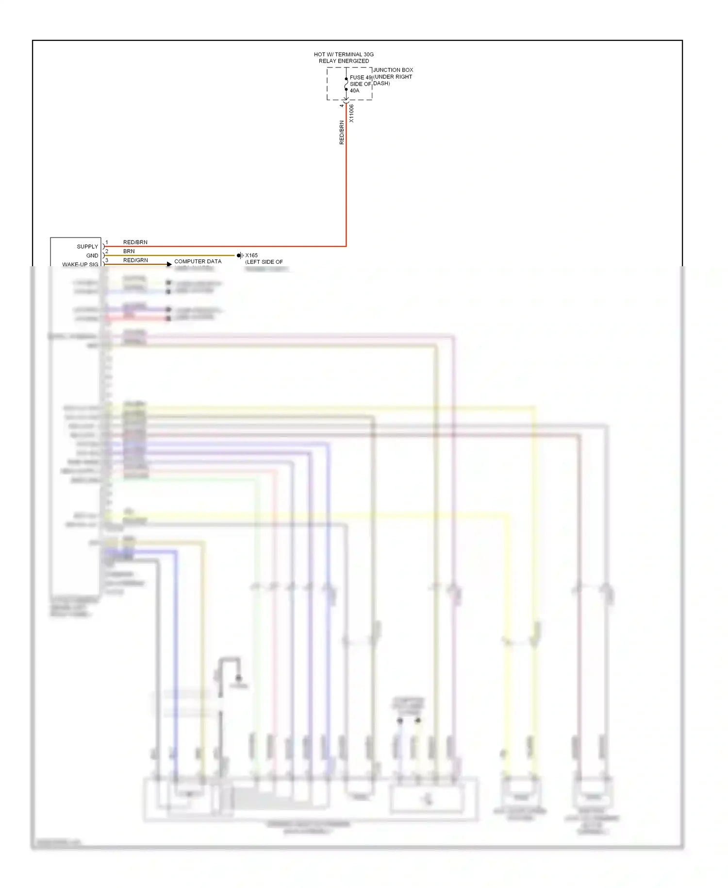 Wiring diagram nca for BMW 1 series F20/F21 (2011-2015) (2 of 60)