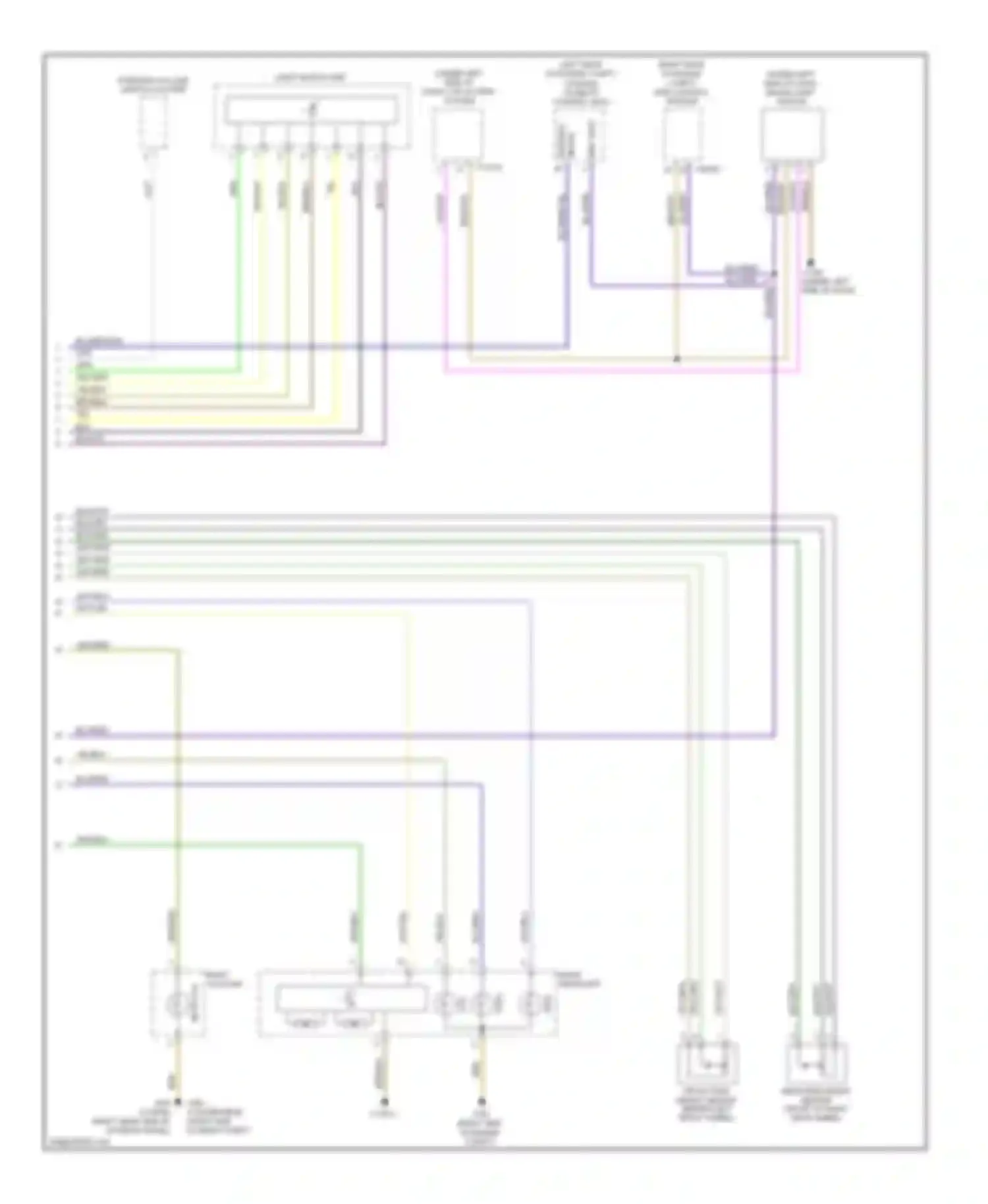 Wiring diagram right taillight for BMW 1 series F20/F21 (2011-2015) (1 of 4)