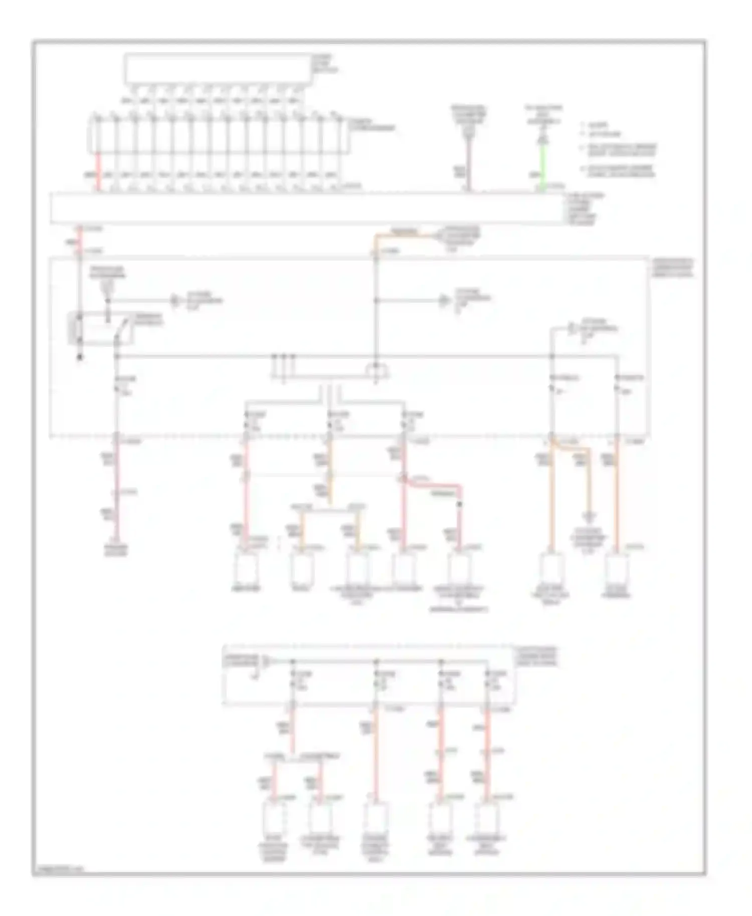 Wiring diagram w/o automatic engine start-stop function for BMW 1 series F20/F21 (2011-2015)