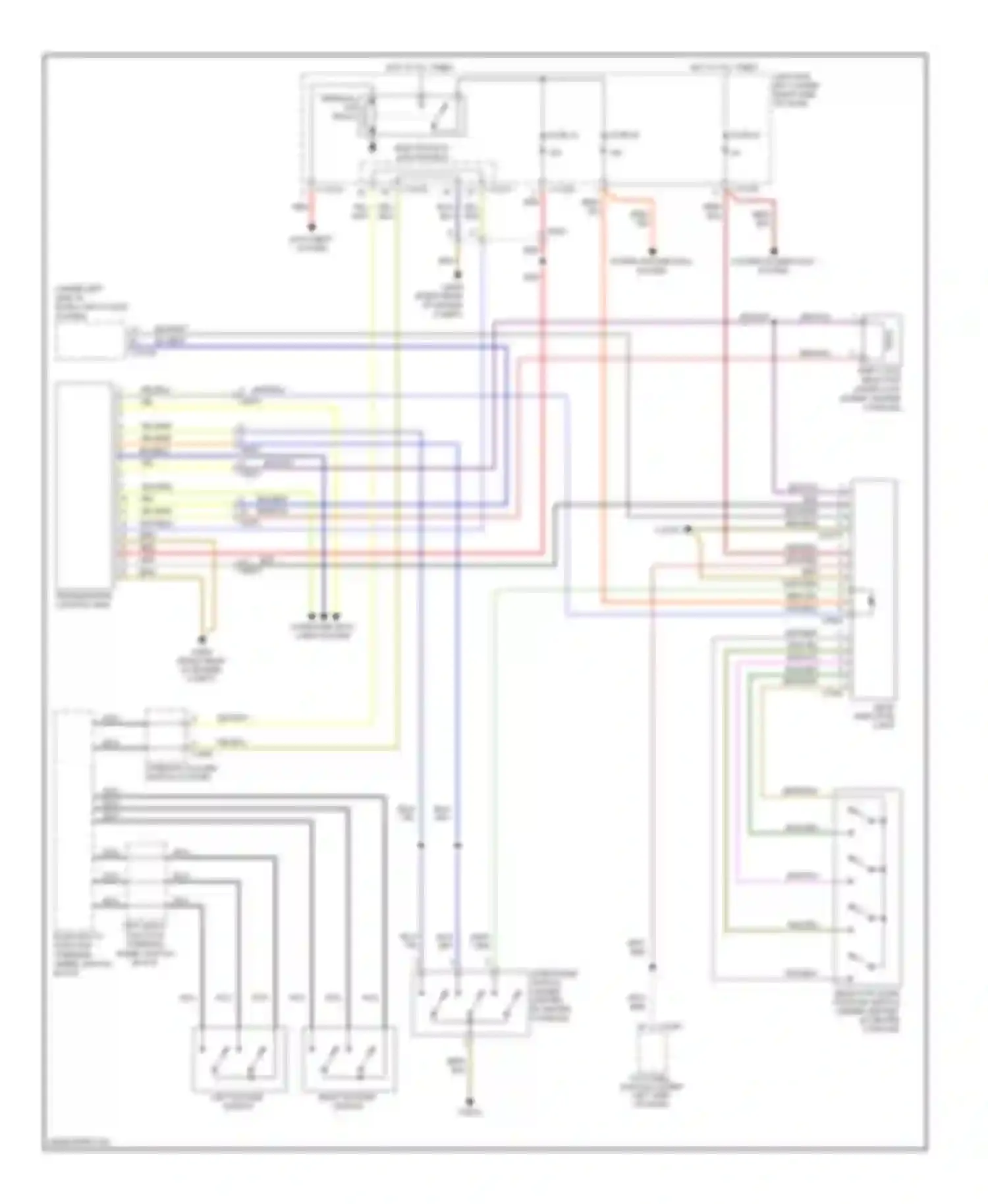 Wiring diagram transmission control unit for BMW 1 series F20/F21 (2011-2015)